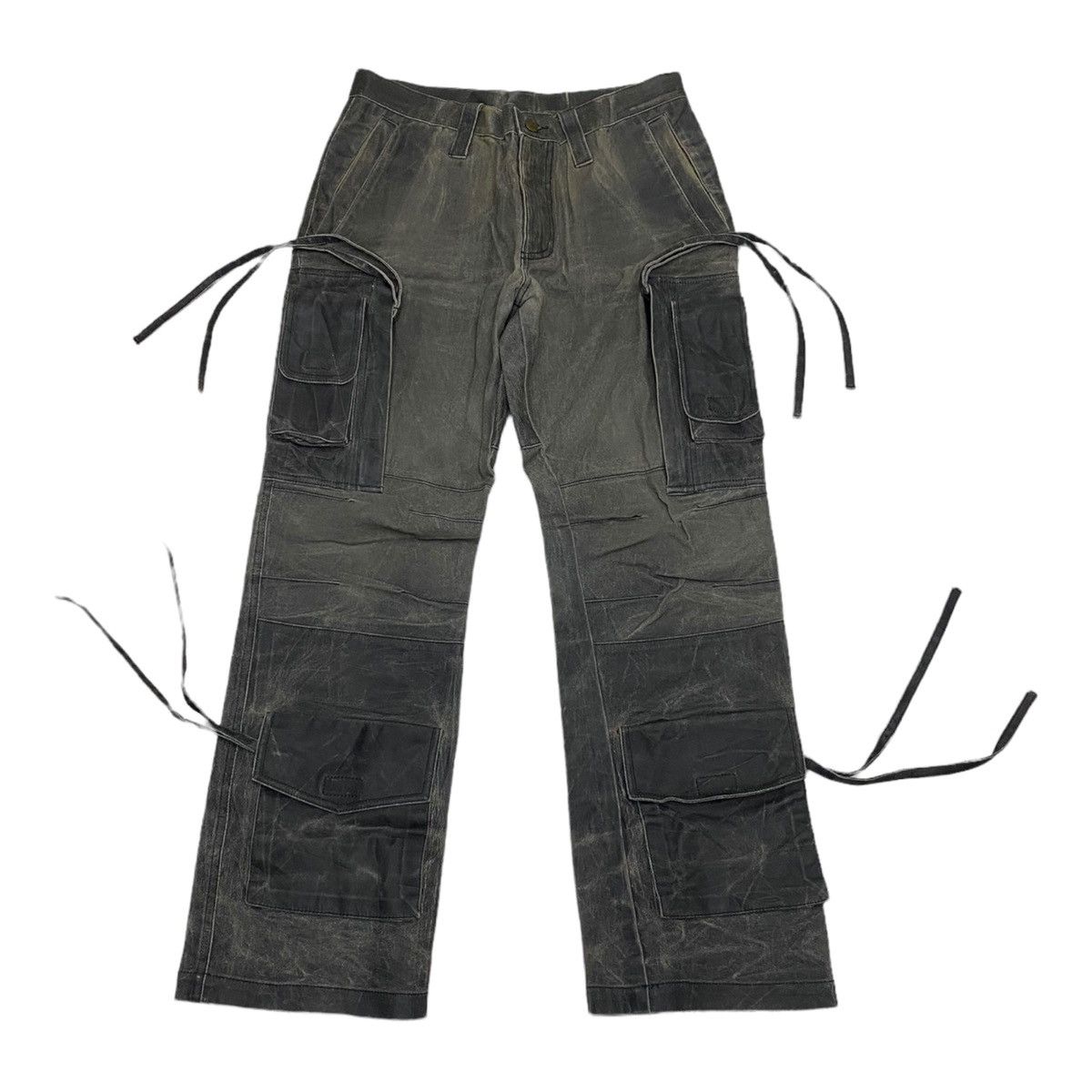 Gaultier Homme Objet × Jean Paul Gaultier ARCHIVE AW08 JEAN PAUL GAULTIER TACTICAL MULTI POCKET CARGO Size US 32 / EU 48 - 4 Thumbnail