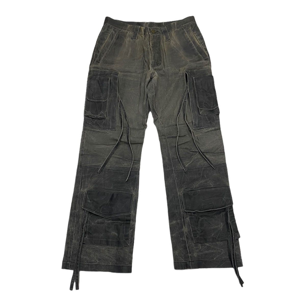 Gaultier Homme Objet × Jean Paul Gaultier ARCHIVE AW08 JEAN PAUL GAULTIER TACTICAL MULTI POCKET CARGO Size US 32 / EU 48 - 2 Thumbnail