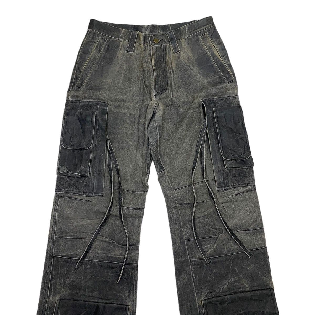 Gaultier Homme Objet × Jean Paul Gaultier ARCHIVE AW08 JEAN PAUL GAULTIER TACTICAL MULTI POCKET CARGO Size US 32 / EU 48 - 5 Thumbnail