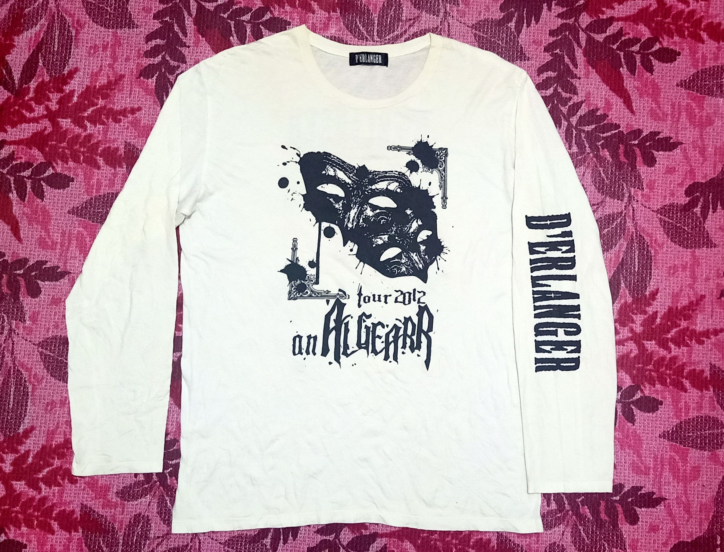 Band Tees × Japanese Brand Rare!!! Vintage Japanese Rock Band D'ERLANGER Size US XL / EU 56 / 4 - 1 Thumbnail