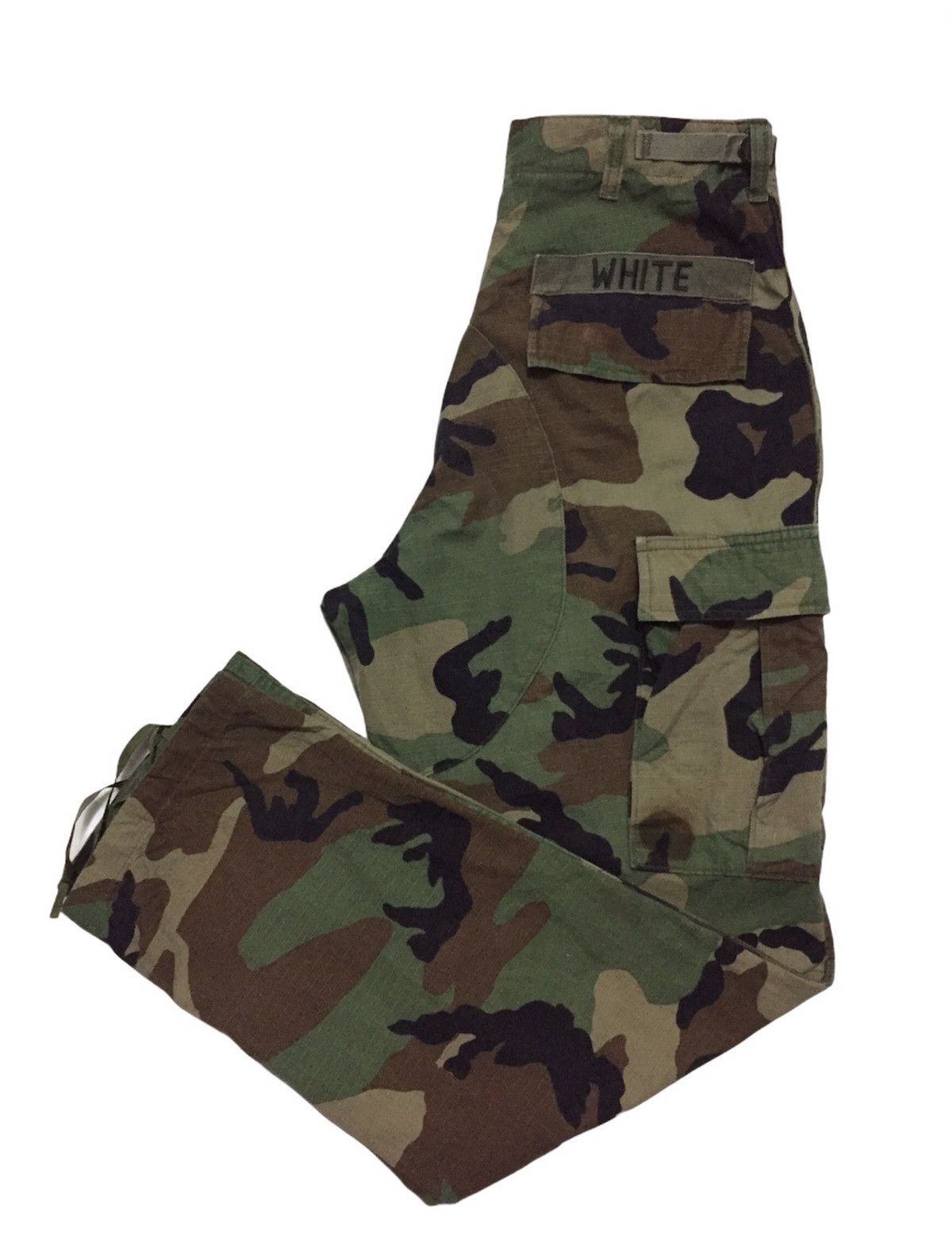 Vintage WOODLAND Army Strap Waist Military Tactical CargoPant Size US 30 / EU 46 - 8 Thumbnail