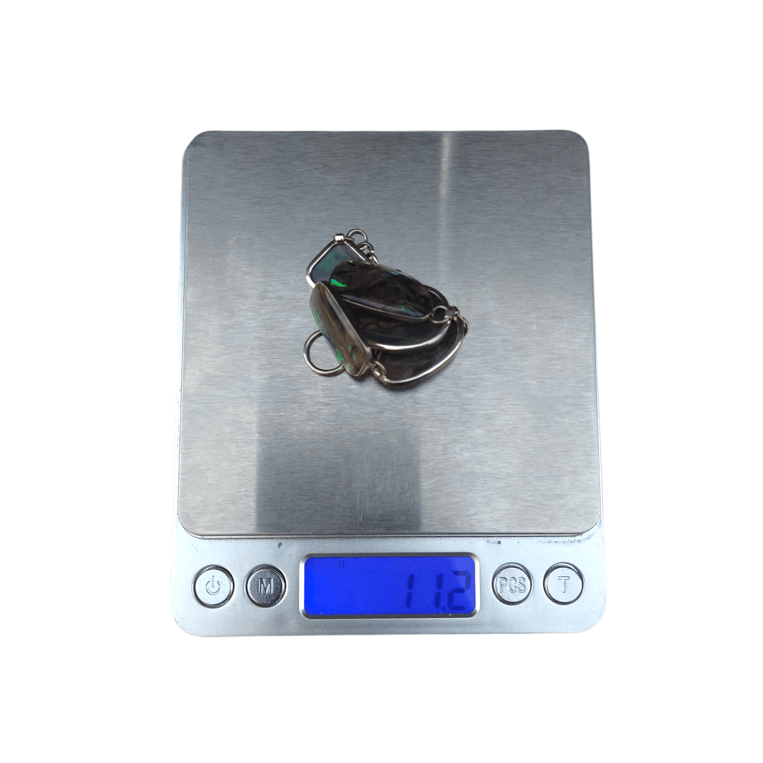 Jewelry × Sterling Silver Sterling Silver Bracelet Abalone 8" Chain .925 Size ONE SIZE - 11 Thumbnail