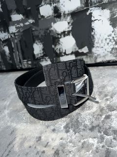 Dior CD Silver Buckle Reversible Belt 90cm