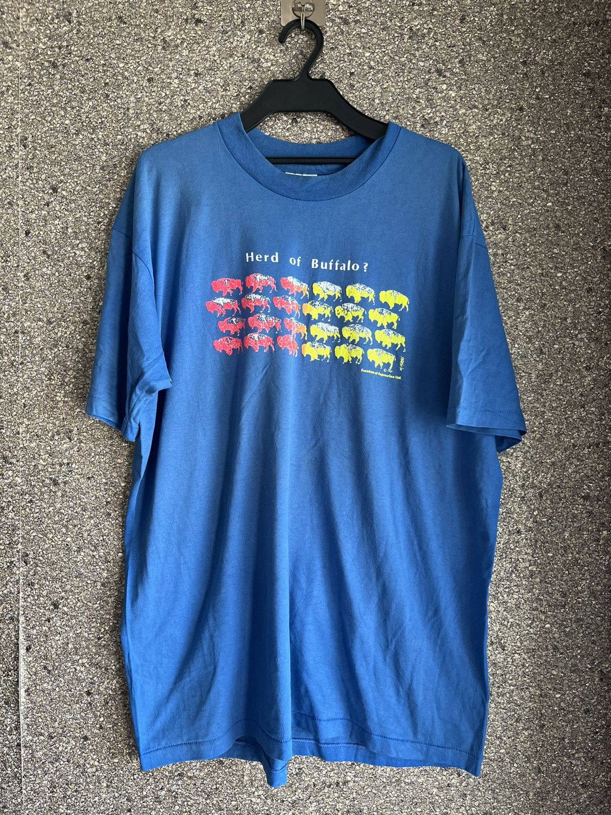 Vintage Herd of buffalo ft70 Size US XL / EU 56 / 4 - 1 Thumbnail