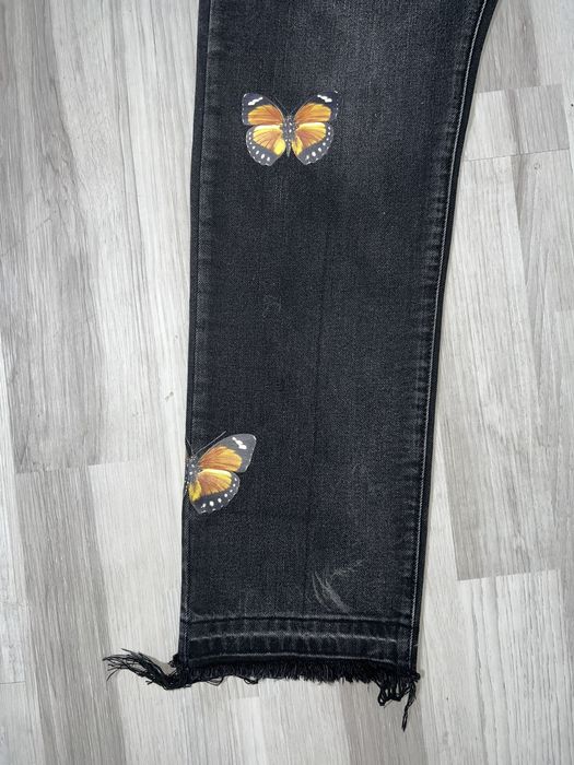 MNML BUTTERFLY DARK WASH DENIM JEANS Grailed