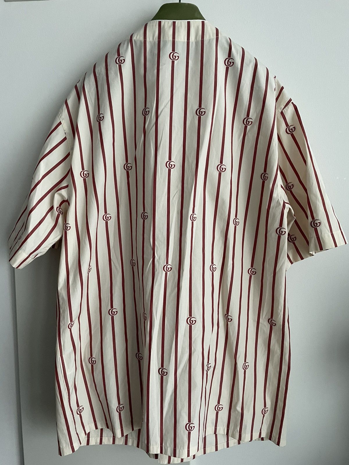Gucci Rare Super Runway Brand NEW Interlocking GG Logo Shirt Size US XL / EU 56 / 4 - 9 Thumbnail
