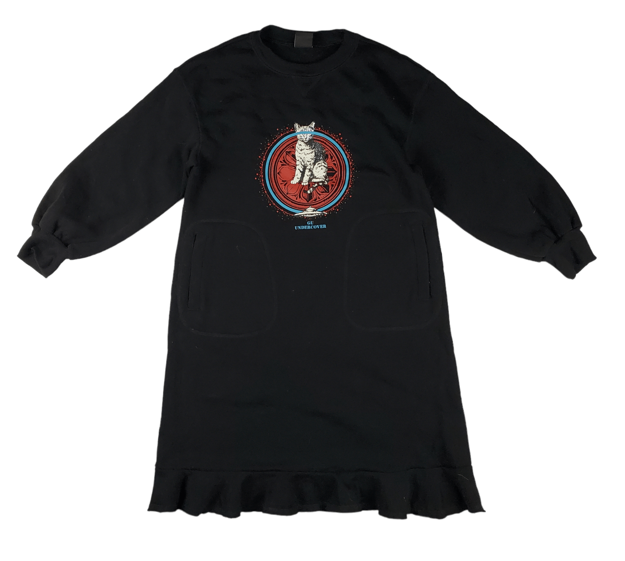 GU × Undercover Vintage Gu x Undercover Cat Long Sweatshirt Size S / US 4 / IT 40 - 1 Thumbnail