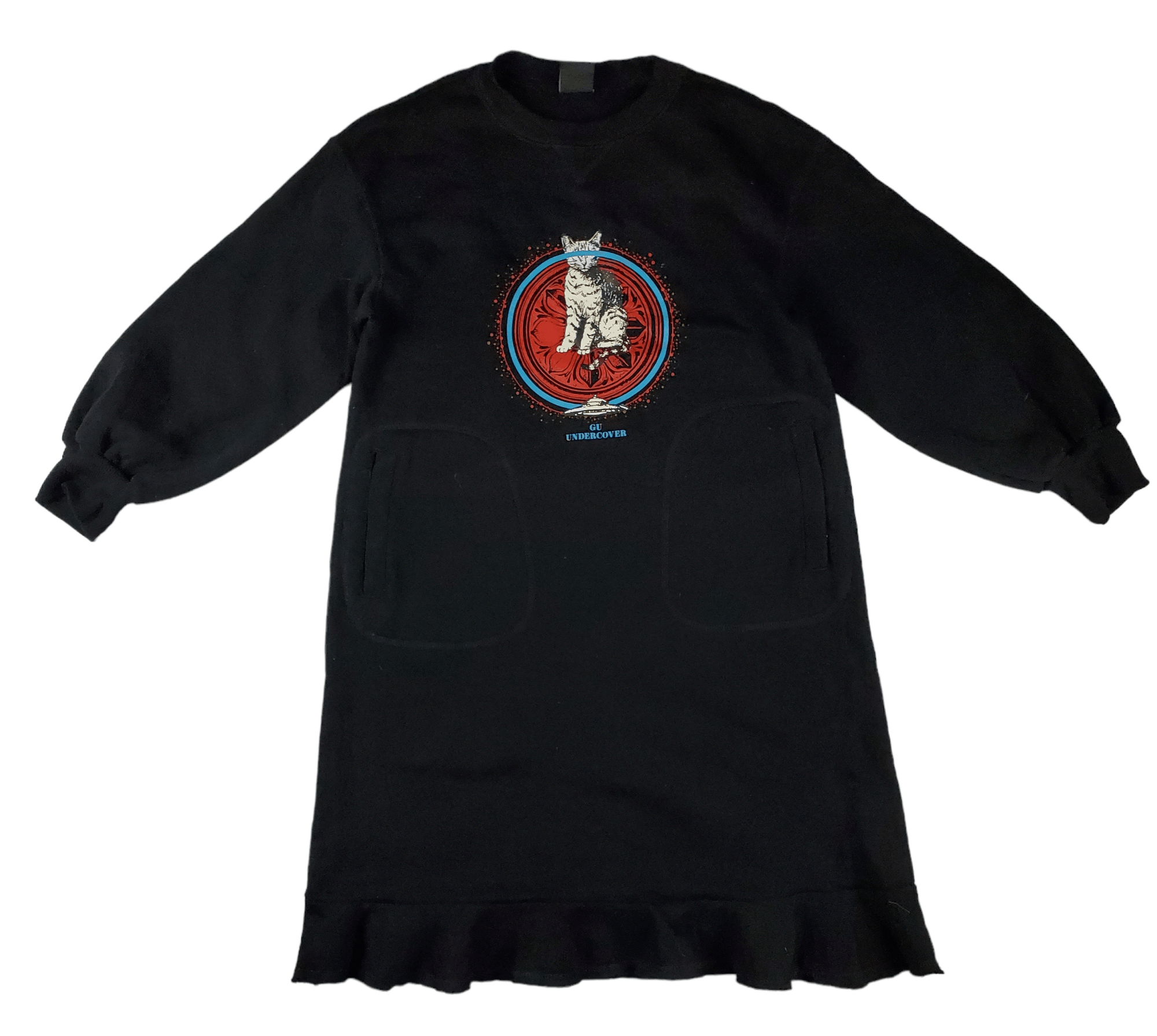 GU × Undercover Vintage Gu x Undercover Cat Long Sweatshirt Size S / US 4 / IT 40 - 2 Thumbnail