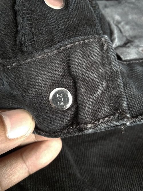 Levi's × Vintage 90s Vintage Levis 501 Faded Black Distressed Jeans 30x30 Size US 30 / EU 46 - 10 Thumbnail
