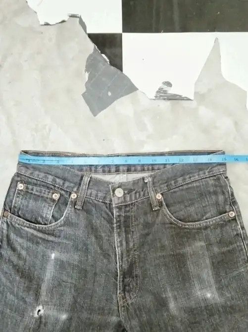 Levi's Vintage Levi's Jeans 533 Faded Black Distressed Denim 30x31 Size US 30 / EU 46 - 7 Thumbnail
