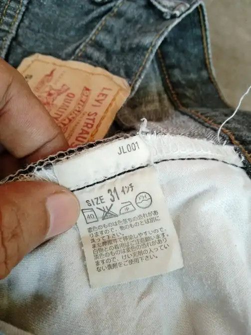 Levi's Vintage Levi's Jeans 533 Faded Black Distressed Denim 30x31 Size US 30 / EU 46 - 10 Thumbnail