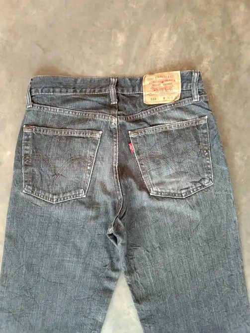 Levi's Vintage Levi's Jeans 533 Faded Black Distressed Denim 30x31 Size US 30 / EU 46 - 5 Thumbnail