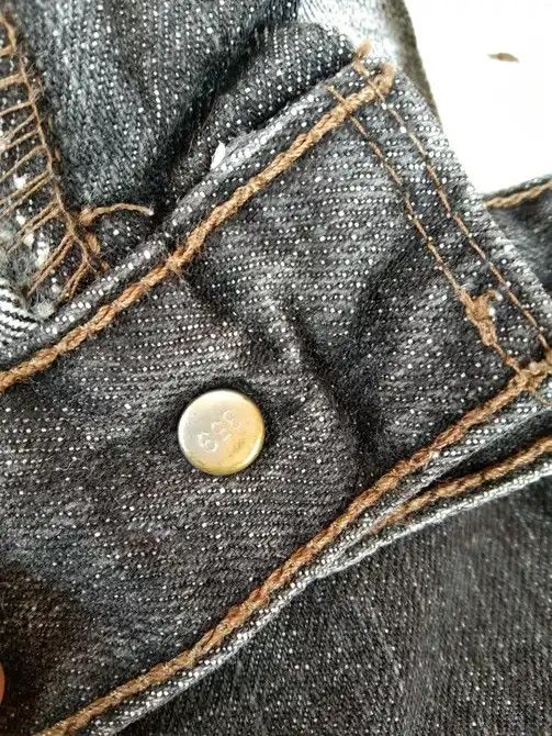 Levi's Vintage Levi's Jeans 533 Faded Black Distressed Denim 30x31 Size US 30 / EU 46 - 8 Thumbnail