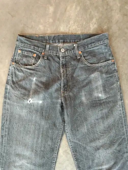 Levi's Vintage Levi's Jeans 533 Faded Black Distressed Denim 30x31 Size US 30 / EU 46 - 6 Thumbnail