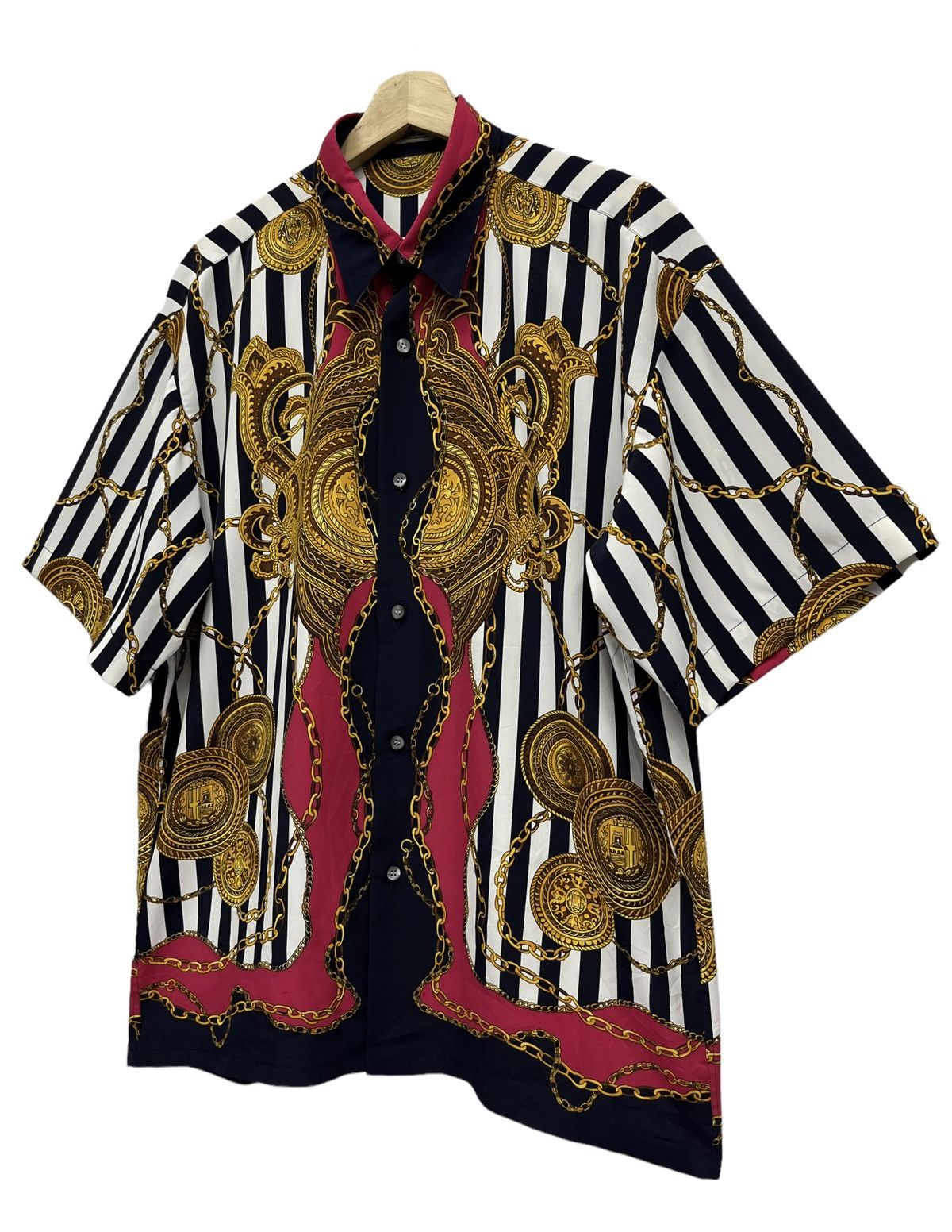 JUN MEN JUN MEN Art Baroque Chain Hip Hop Reggae Shirt Size US L / EU 52-54 / 3 - 3 Thumbnail