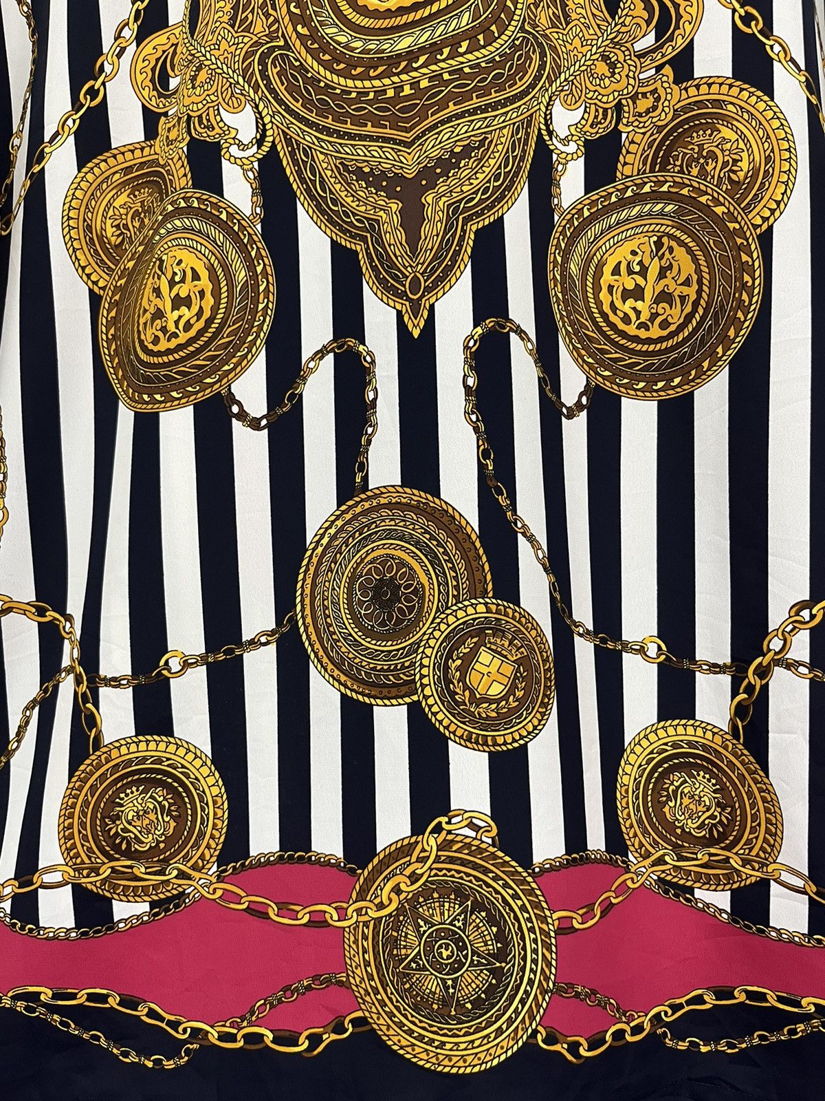 JUN MEN JUN MEN Art Baroque Chain Hip Hop Reggae Shirt Size US L / EU 52-54 / 3 - 13 Thumbnail