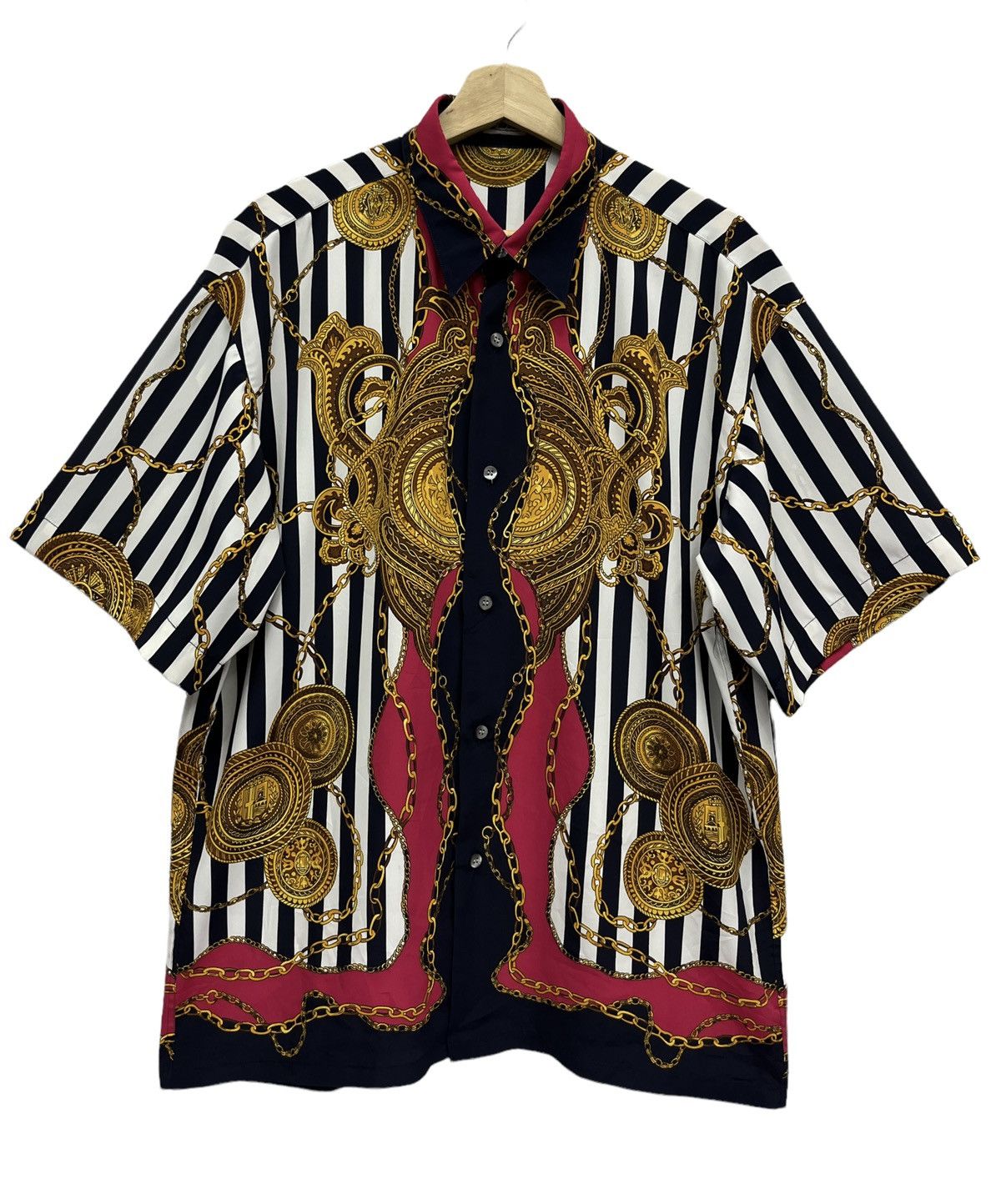 JUN MEN JUN MEN Art Baroque Chain Hip Hop Reggae Shirt Size US L / EU 52-54 / 3 - 2 Thumbnail