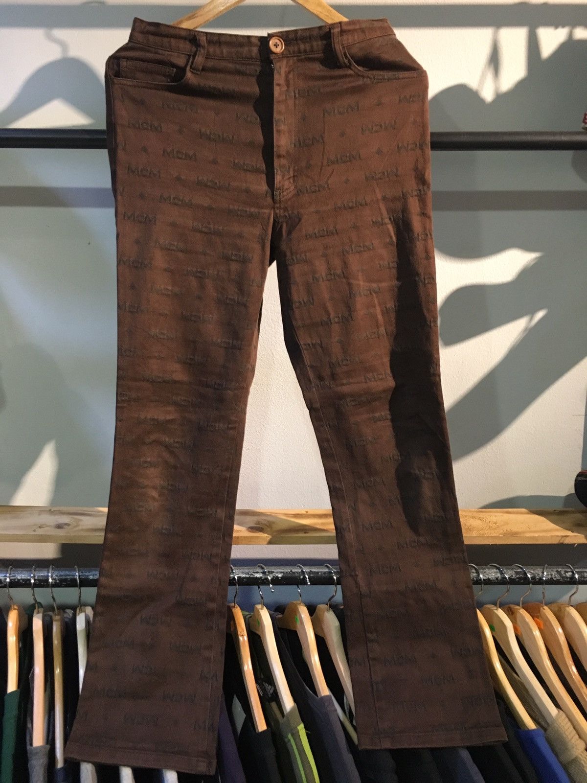 MCM × Vintage VINTAGE‼️MCM Monogram Casual Pants Size 28 Size US 28 / EU 44 - 2 Thumbnail