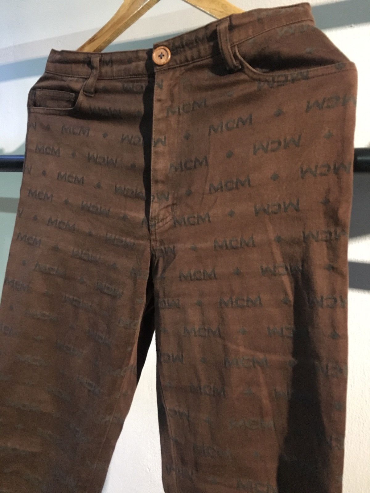 MCM × Vintage VINTAGE‼️MCM Monogram Casual Pants Size 28 Size US 28 / EU 44 - 1 Thumbnail