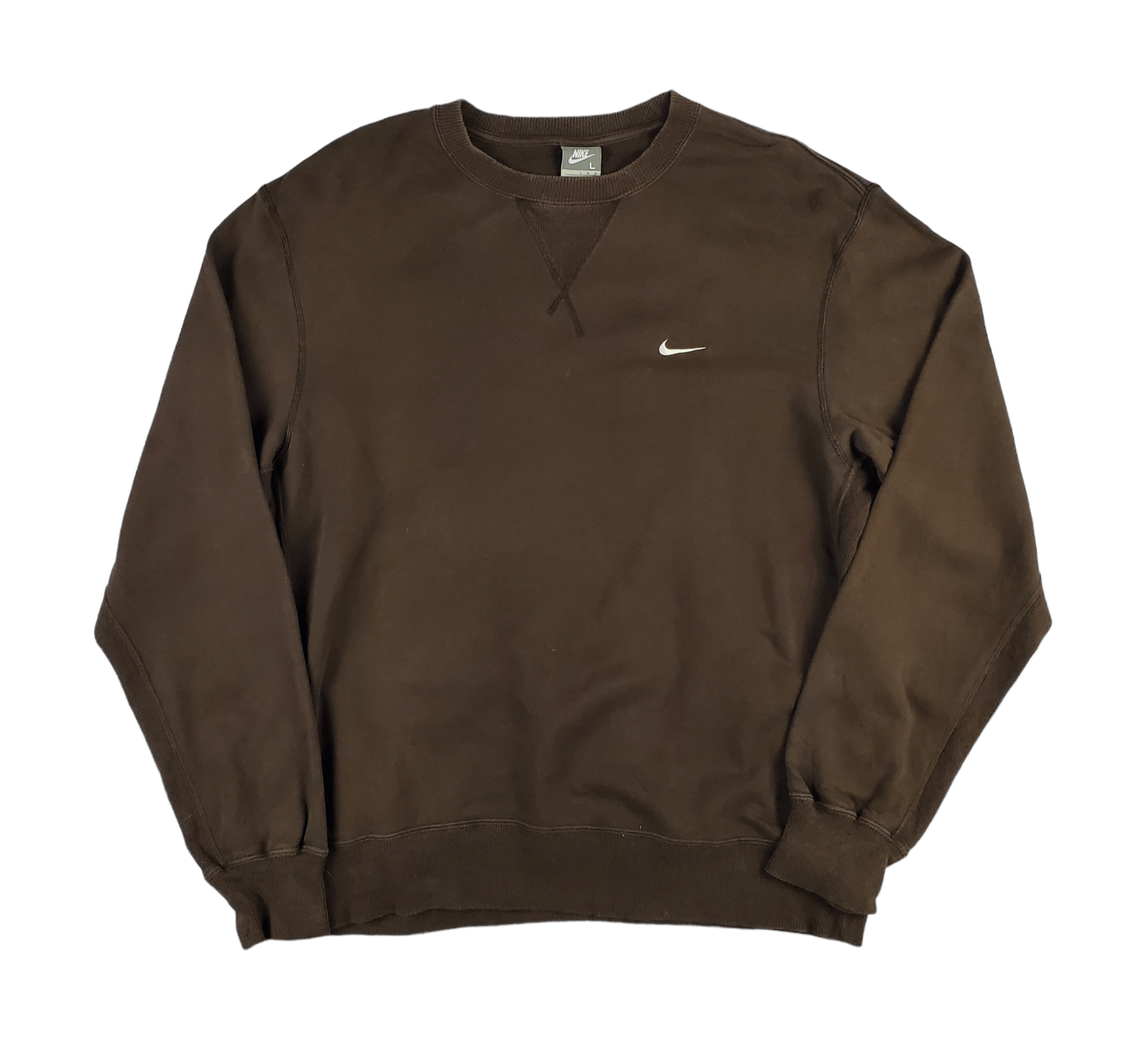 Nike × Vintage Vintage Nike Swoosh Brown Size US M / EU 48-50 / 2 - 1 Thumbnail