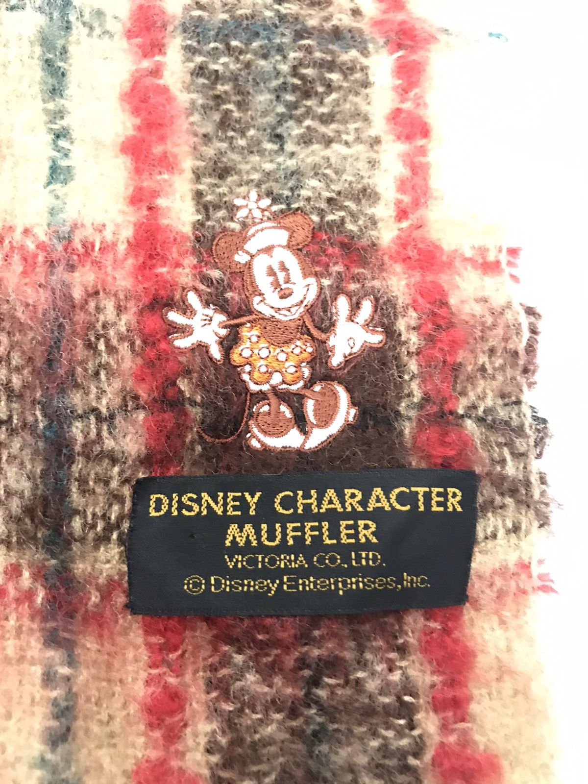 Disney × Mickey Mouse × Vintage Vintage Disney characters wool muffler/scarf by victoria.co Size ONE SIZE - 3 Thumbnail