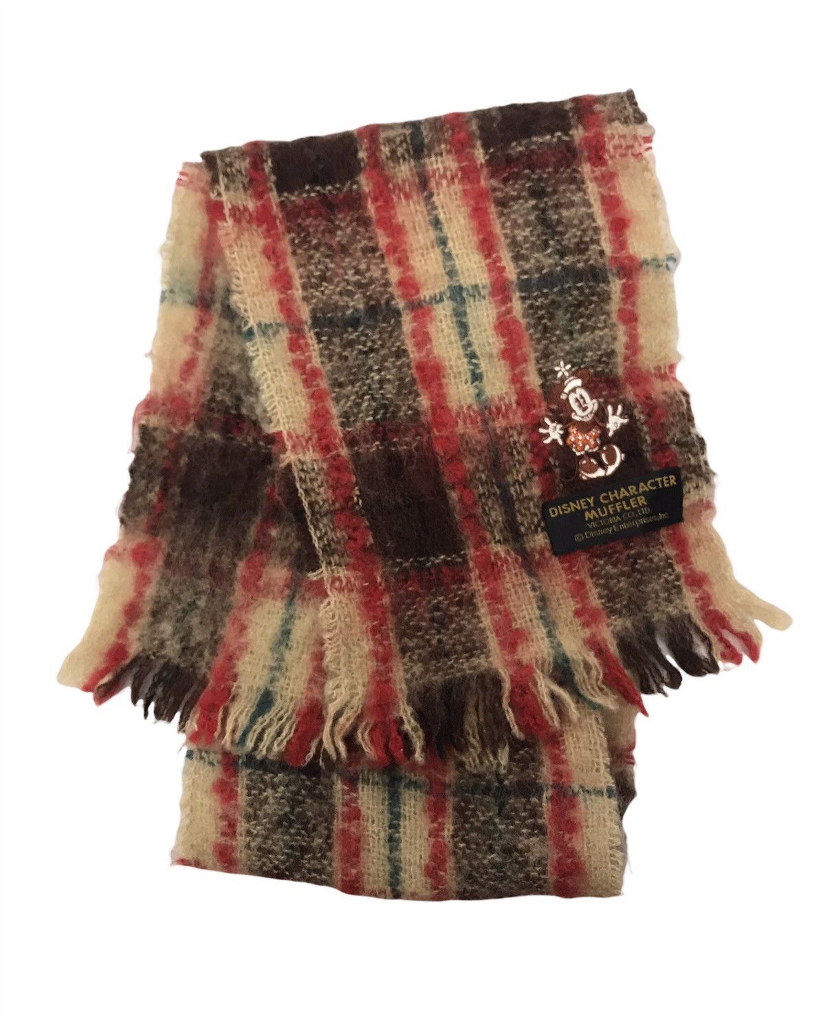 Disney × Mickey Mouse × Vintage Vintage Disney characters wool muffler/scarf by victoria.co Size ONE SIZE - 2 Thumbnail