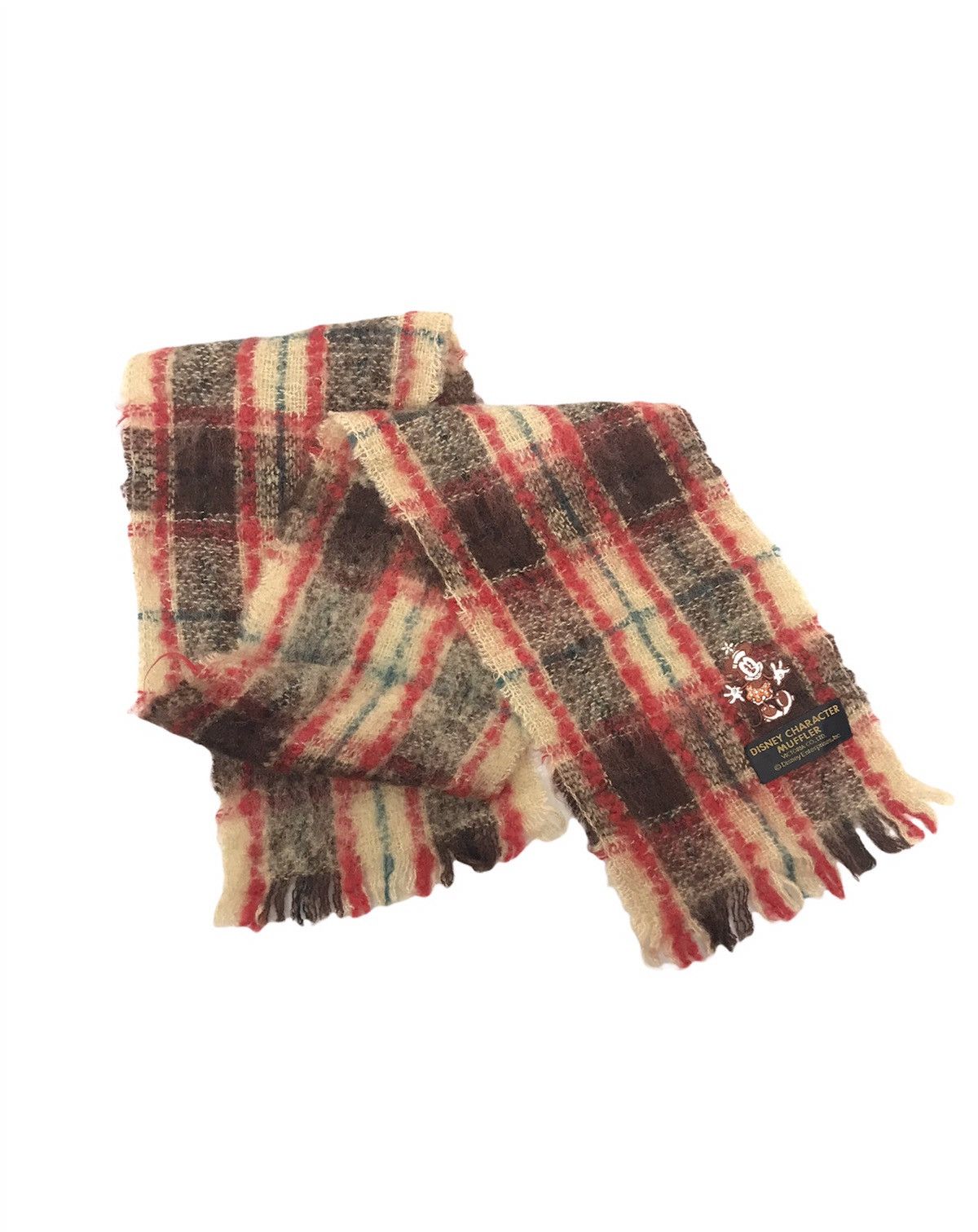 Disney × Mickey Mouse × Vintage Vintage Disney characters wool muffler/scarf by victoria.co Size ONE SIZE - 1 Thumbnail