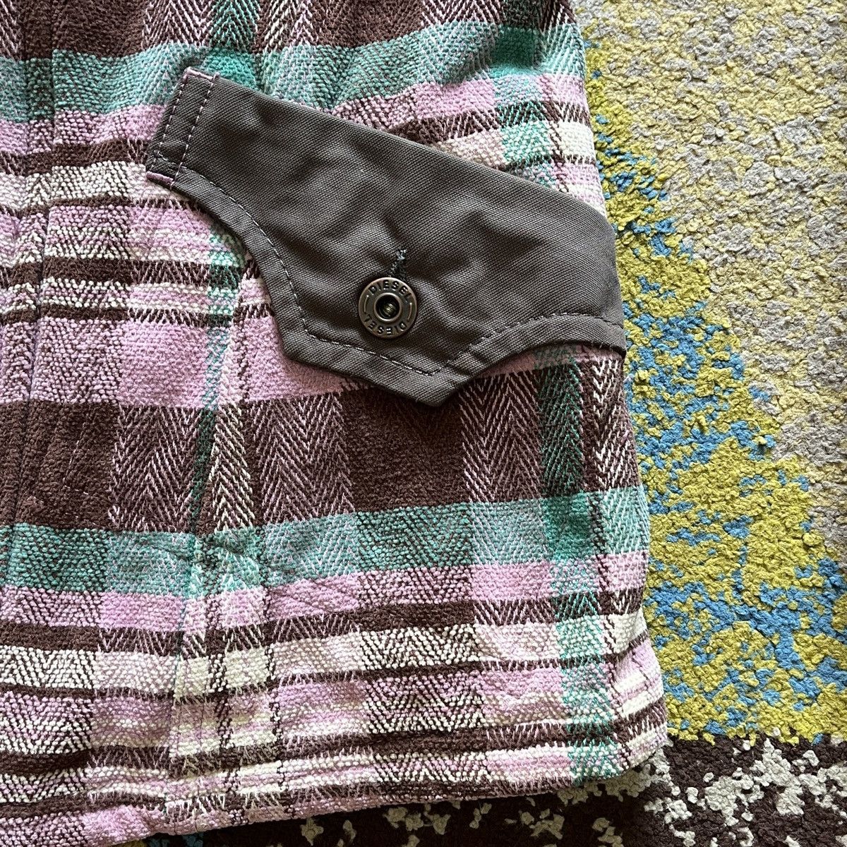 Diesel × Vintage Diesel Black Cotton Jacket Flannel Made In Romania Size US XS / EU 42 / 0 - 8 Thumbnail