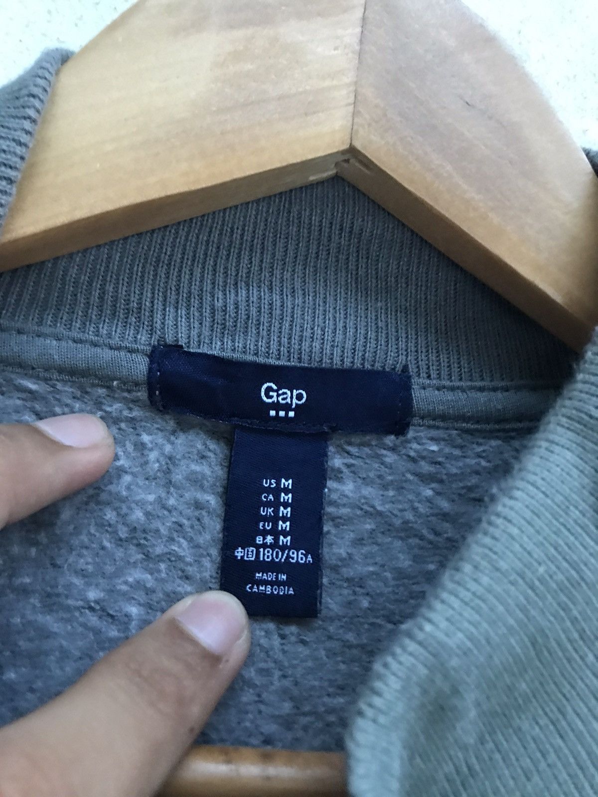 Gap Turquoise Gap Sweatshirt Cardigan Jacket button up Size US M / EU 48-50 / 2 - 3 Thumbnail