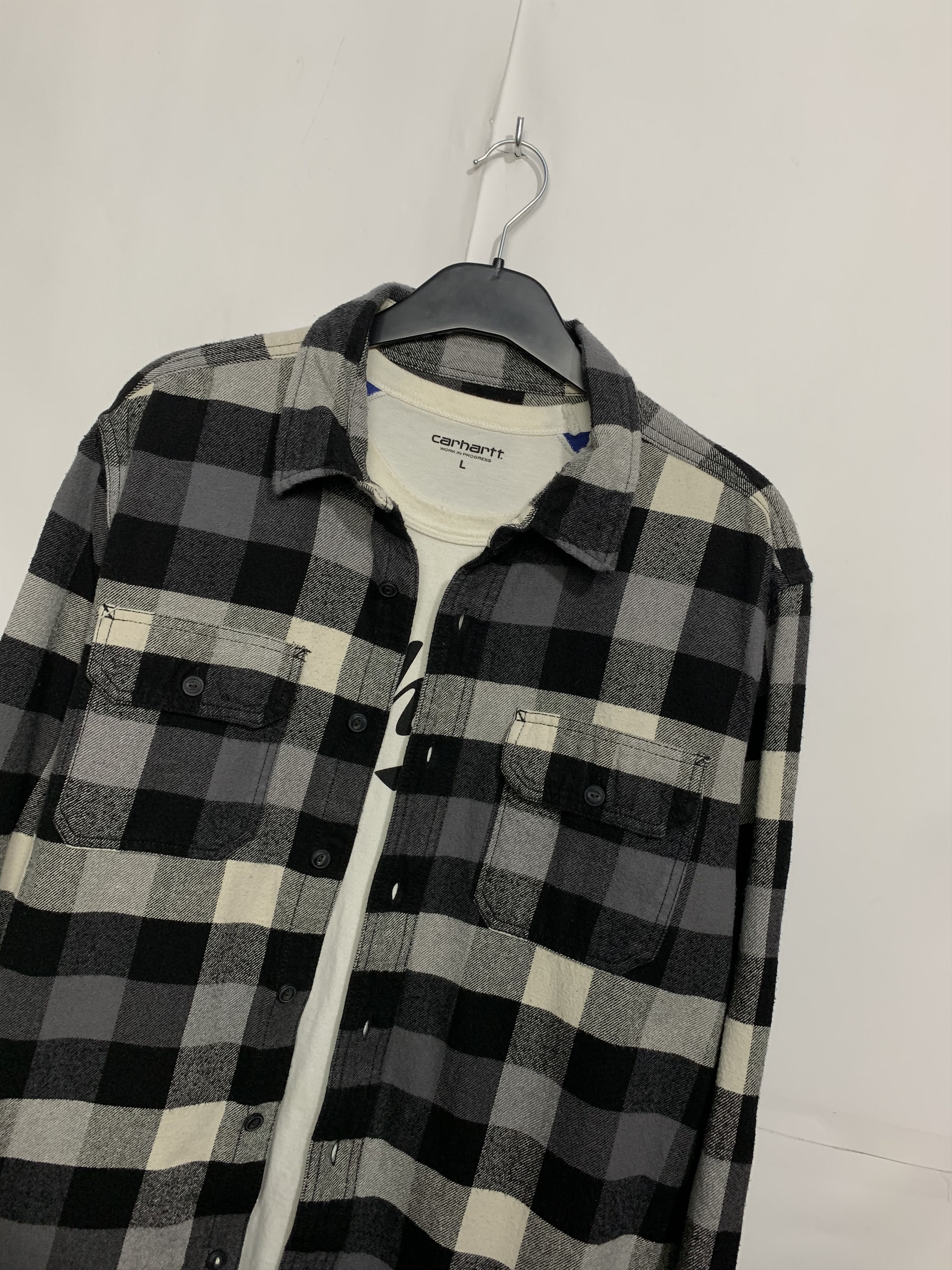 Flannel × Vintage Vintage Flannel Plaid Shirt Travis style Size US L / EU 52-54 / 3 - 1 Thumbnail