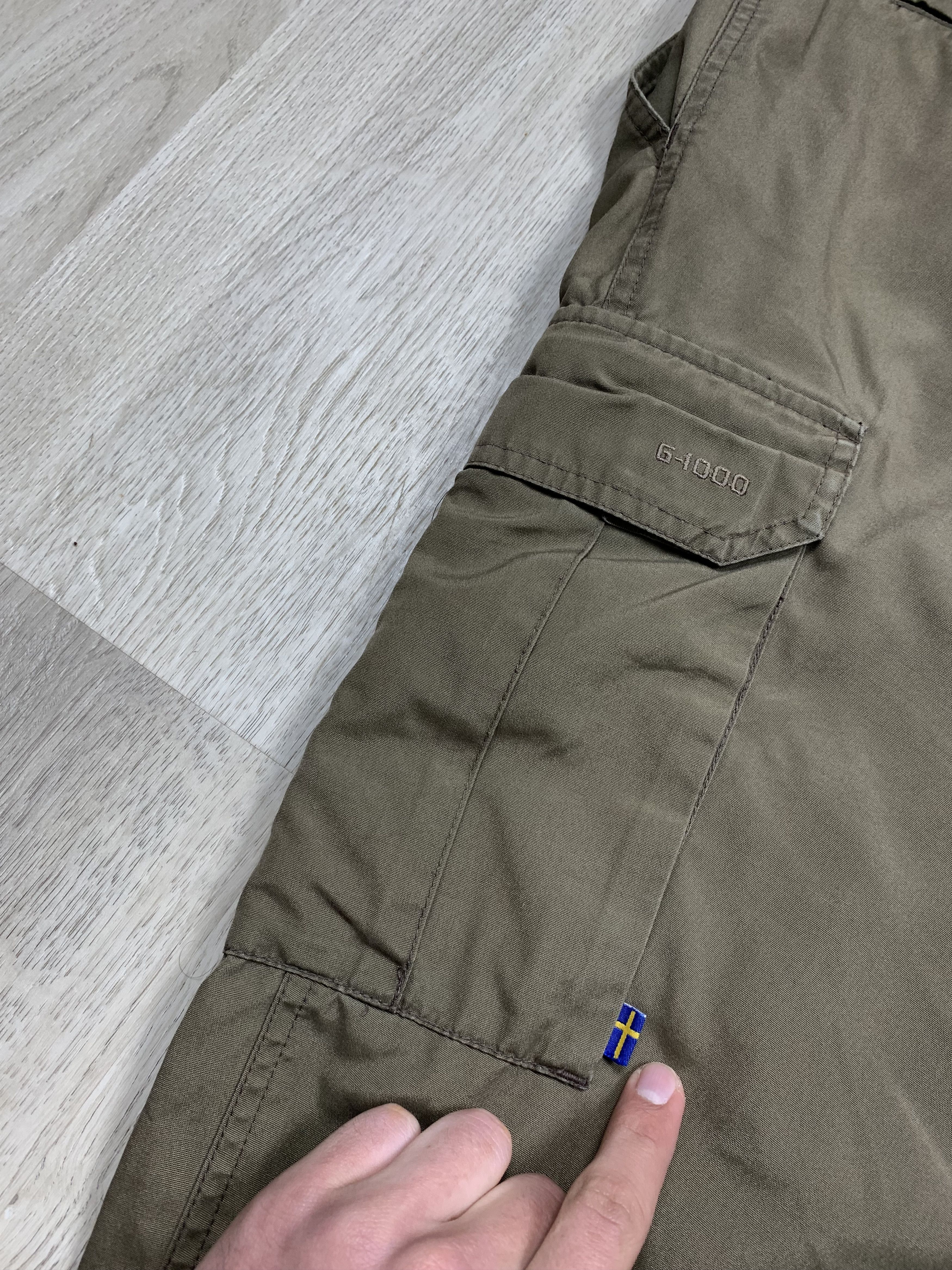 Fjallraven Fjallraven G1000 Mens Cargo Pants Y2K Size US 36 / EU 52 - 12 Thumbnail