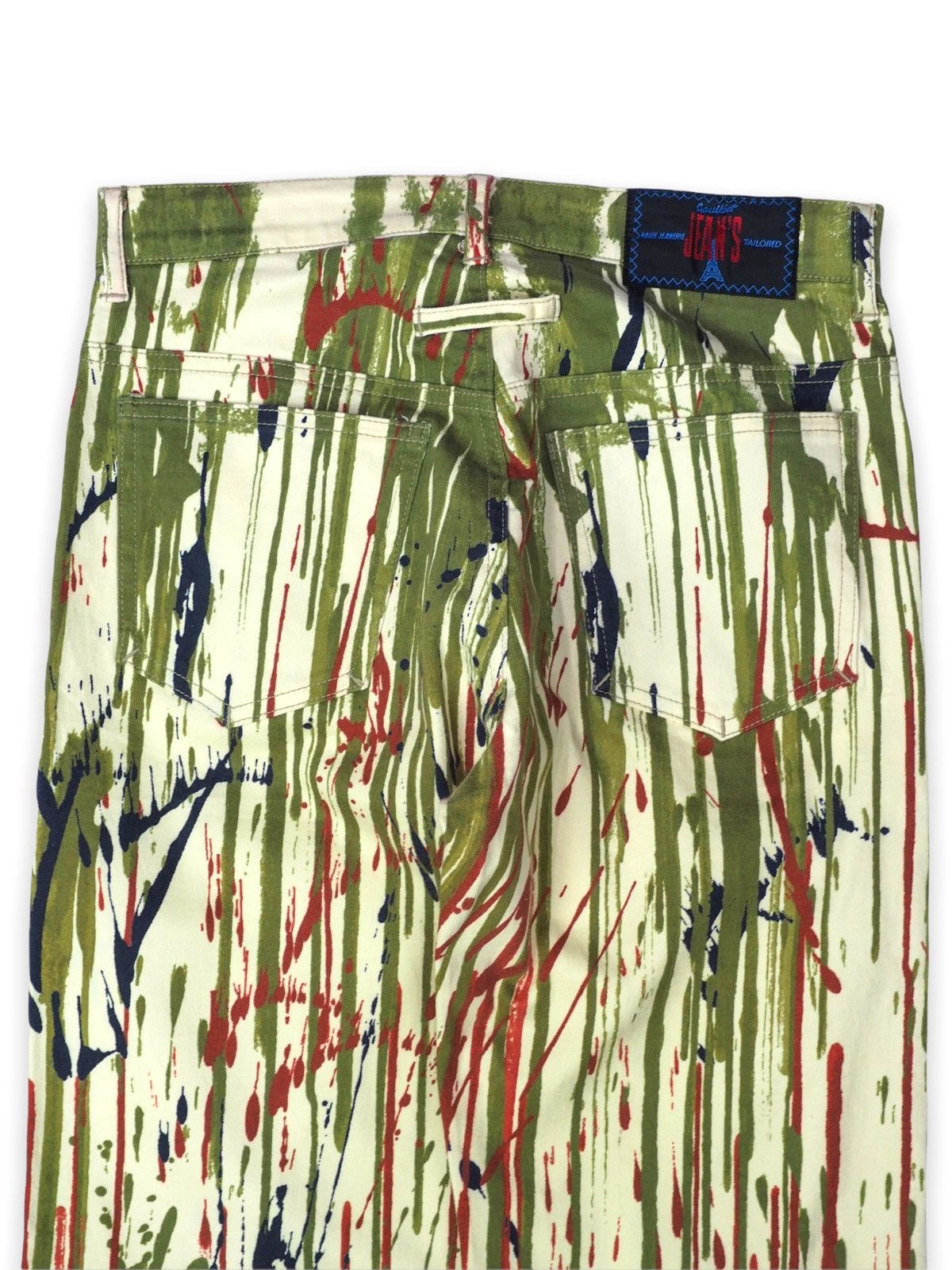 Jean Paul Gaultier AW98 Blood Paint Splatter Cropped Pants Size US 28 / EU 44 - 13 Thumbnail