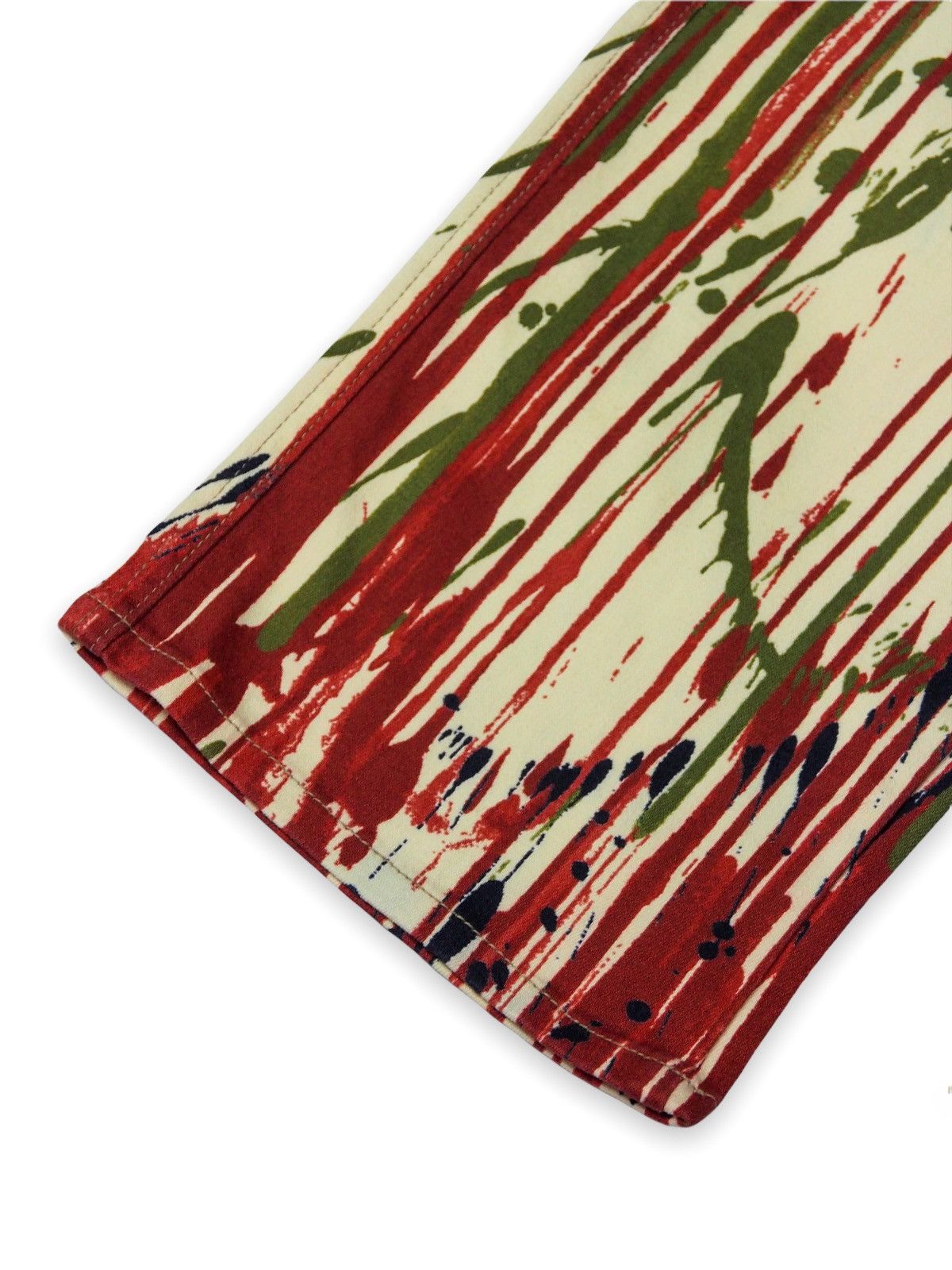 Jean Paul Gaultier AW98 Blood Paint Splatter Cropped Pants Size US 28 / EU 44 - 8 Thumbnail