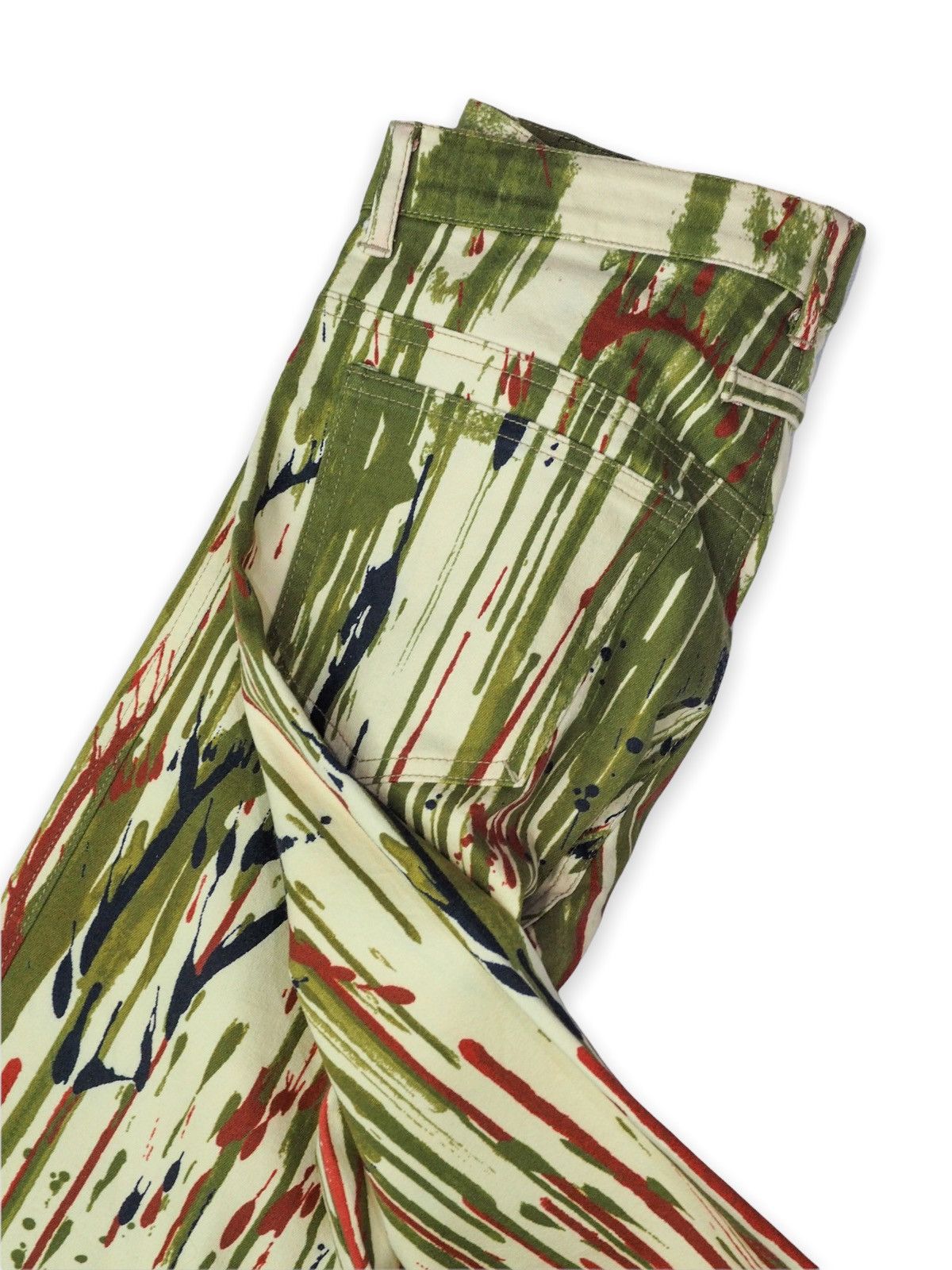 Jean Paul Gaultier AW98 Blood Paint Splatter Cropped Pants Size US 28 / EU 44 - 11 Thumbnail