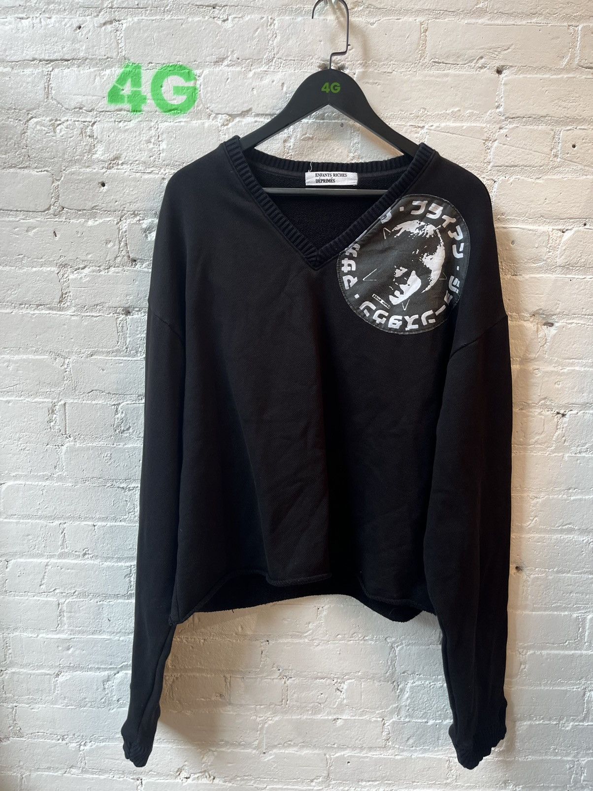 image of Enfants Riches Deprimes Erd Early Season Brian Jones Sweater in Black, Men's (Size Large)
