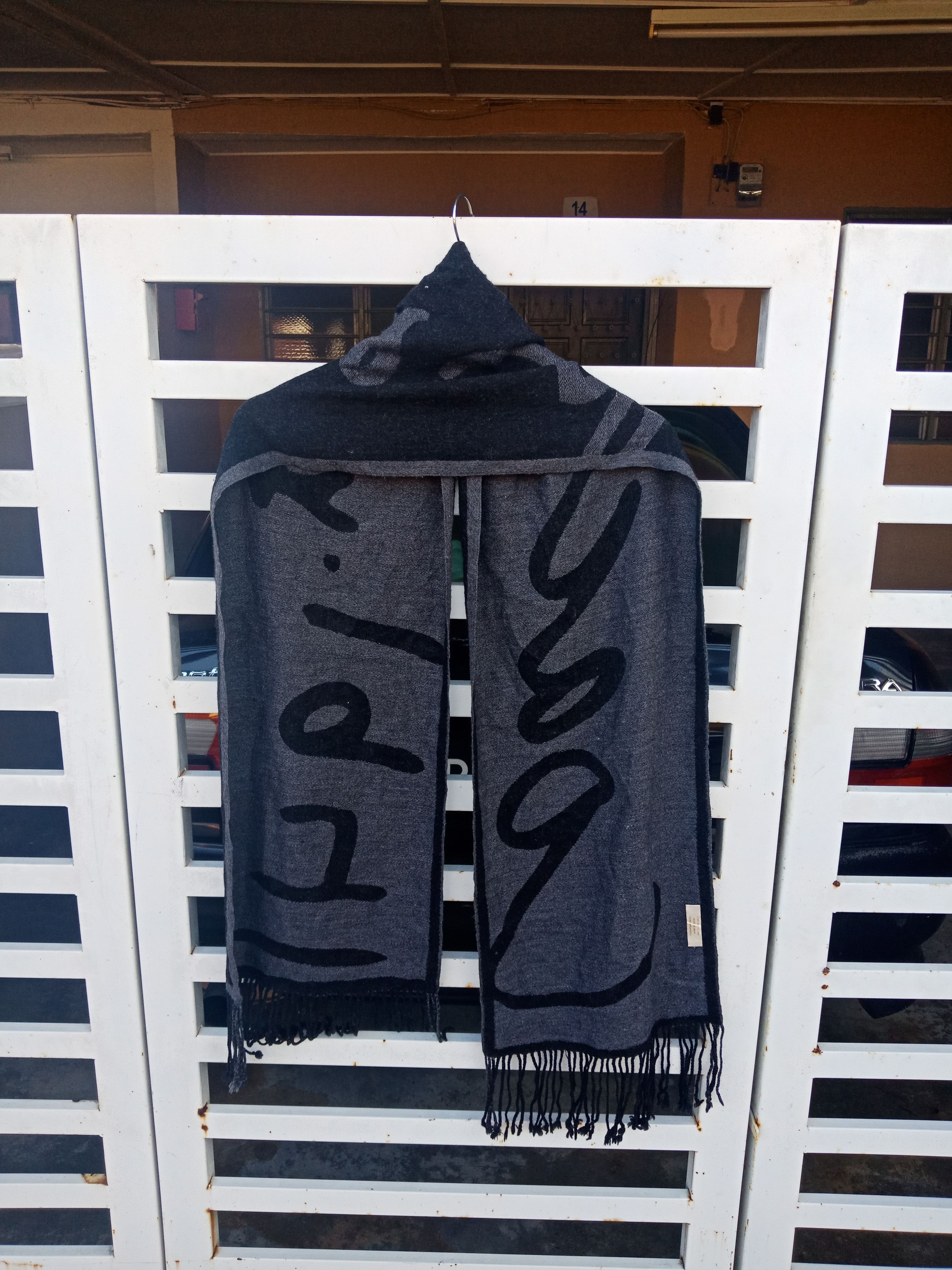Coach Luxury Coach Spell Out Embroidered Big Logo Wool (16" x 59") Size ONE SIZE - 4 Thumbnail