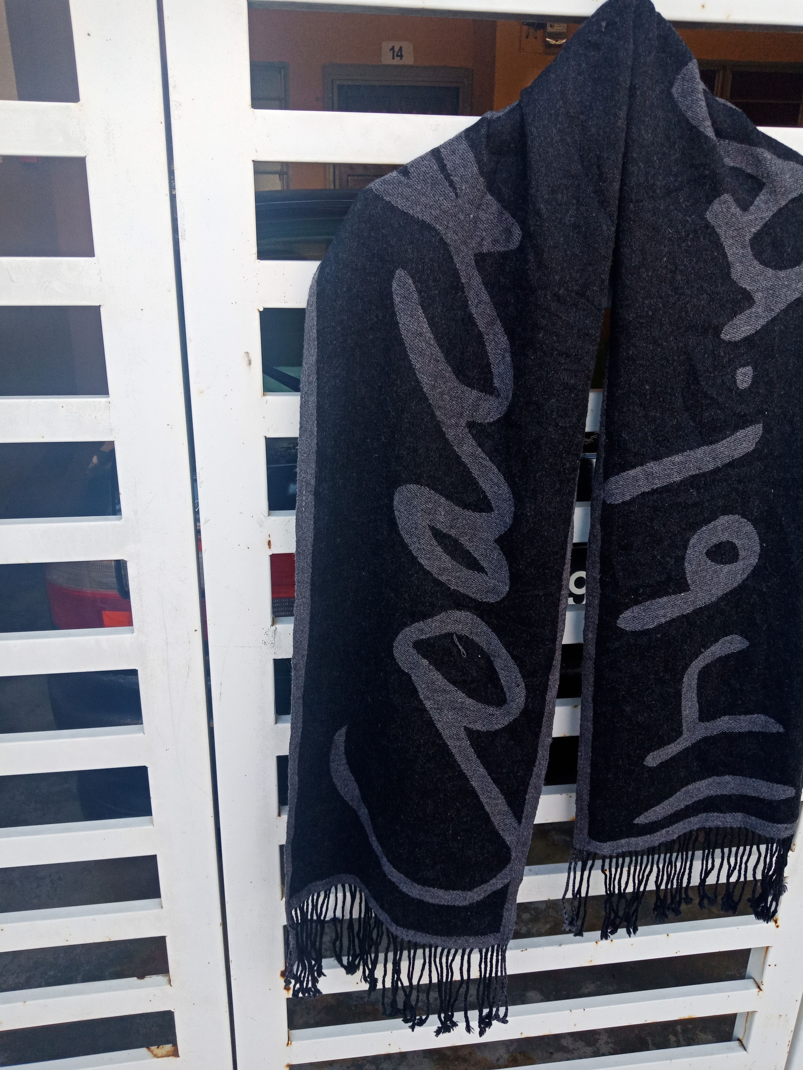Coach Luxury Coach Spell Out Embroidered Big Logo Wool (16" x 59") Size ONE SIZE - 2 Thumbnail