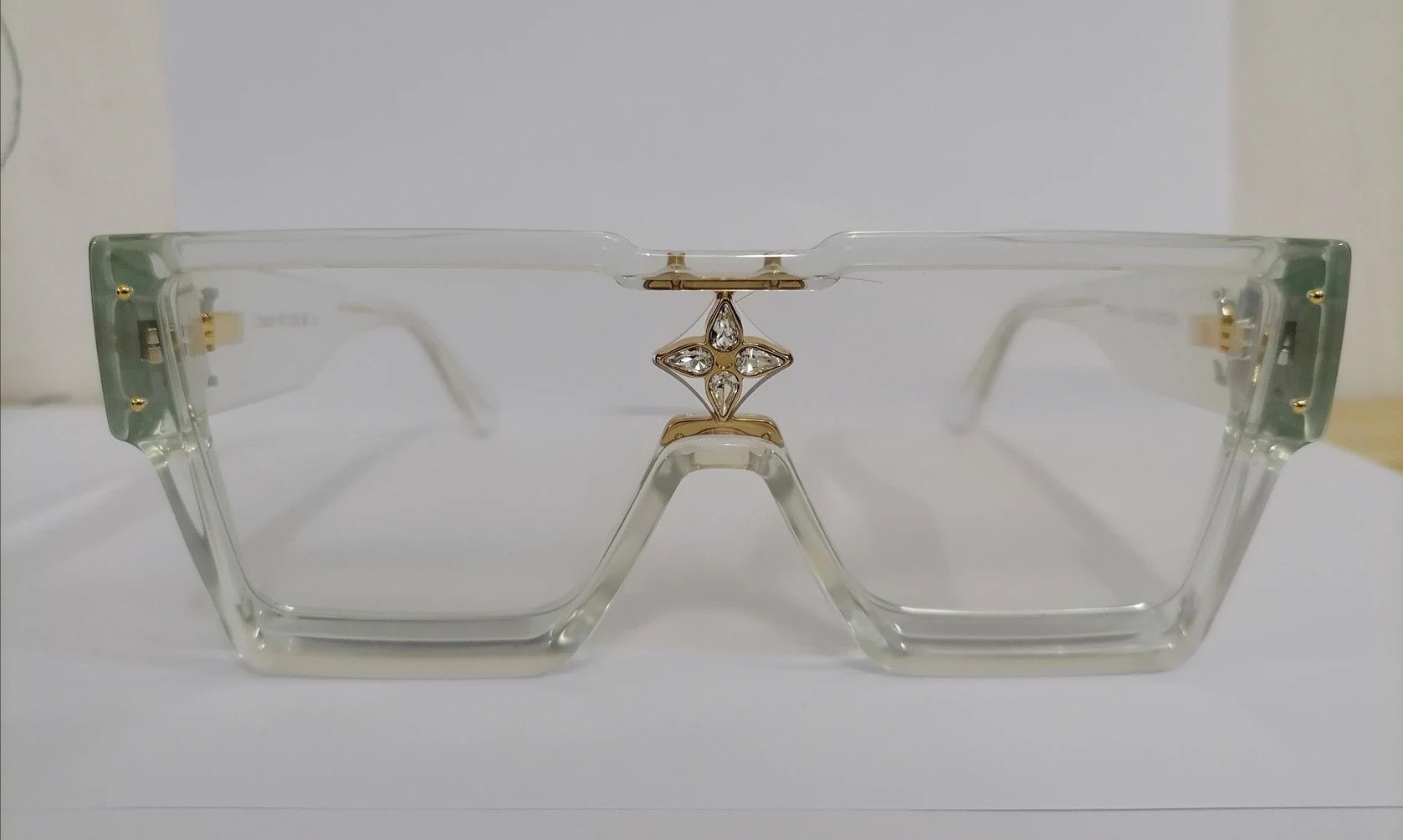 Louis Vuitton × Virgil Abloh Louis Vuitton Virgil Abloh Cyclone Sunglasses E Size ONE SIZE - 4 Thumbnail