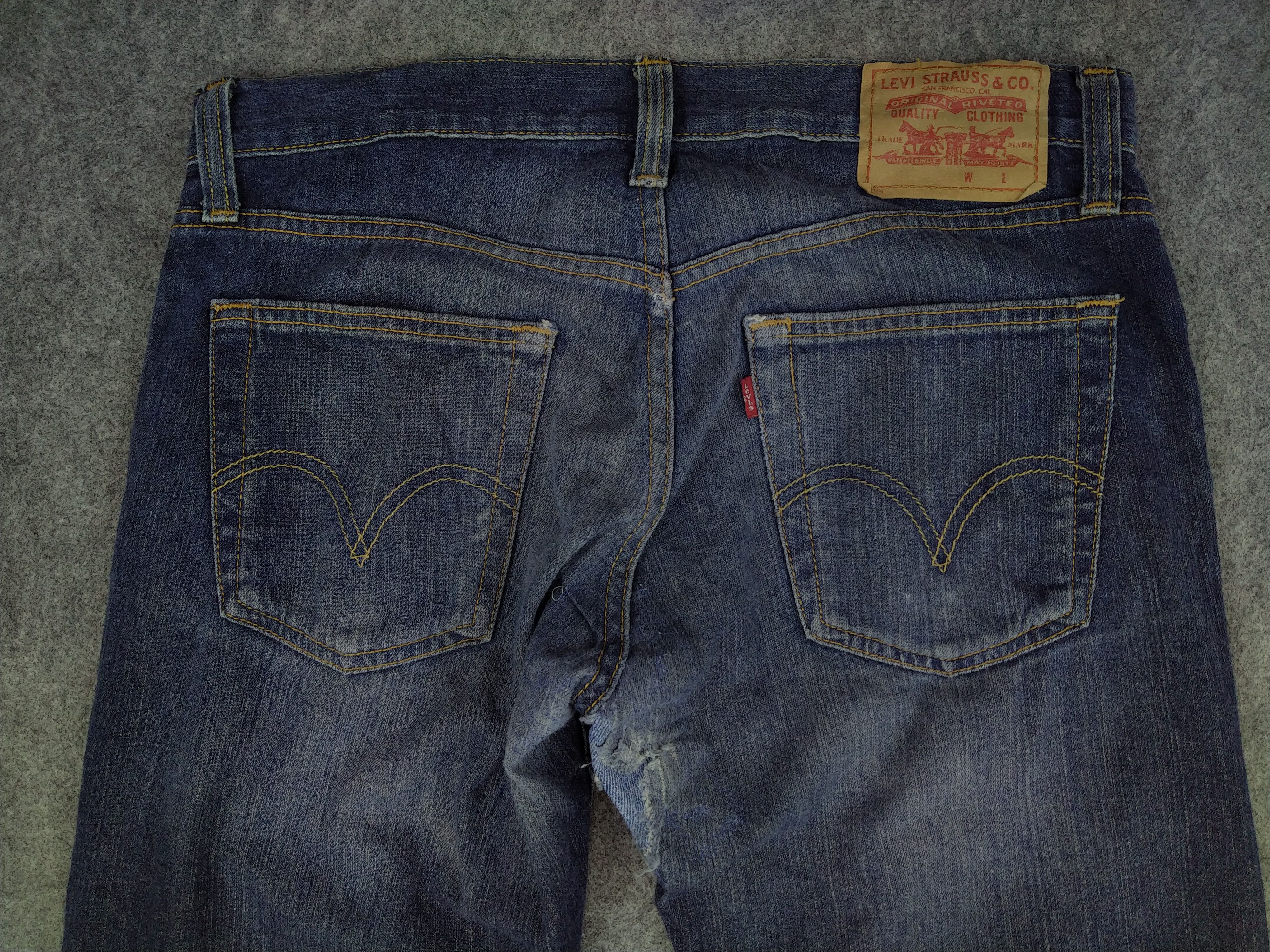 Levi's Vintage Levi's 514 Slim Straight Denim 33 x 34 -JN348 Size US 33 - 4 Thumbnail