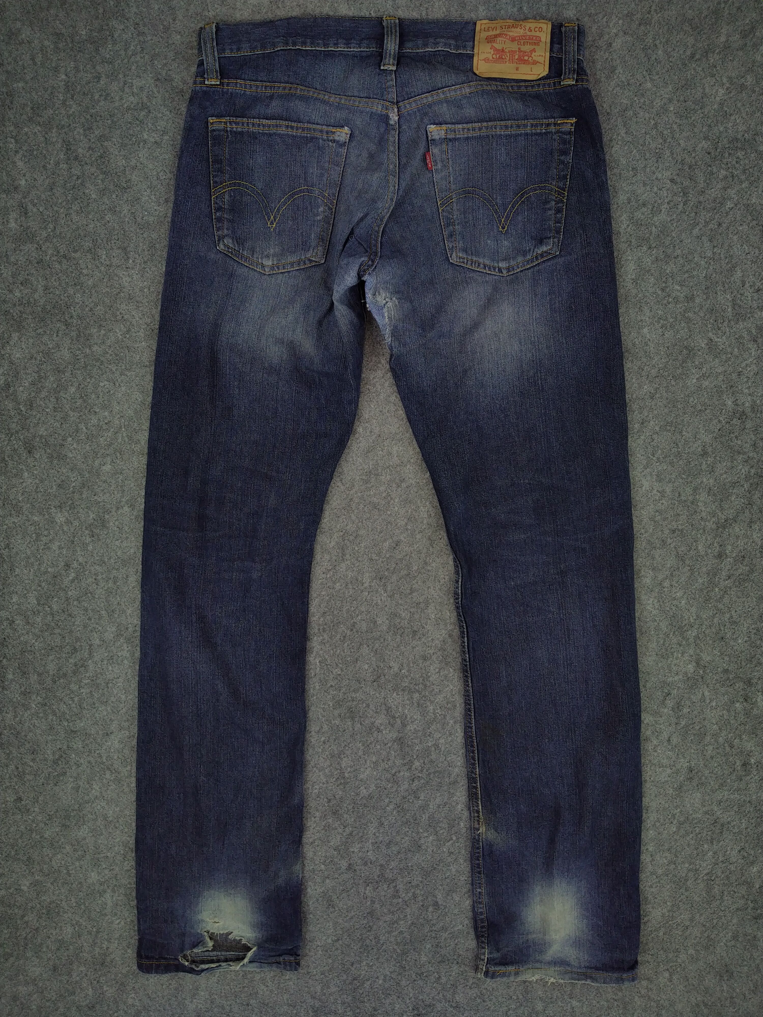 Levi's Vintage Levi's 514 Slim Straight Denim 33 x 34 -JN348 Size US 33 - 3 Thumbnail