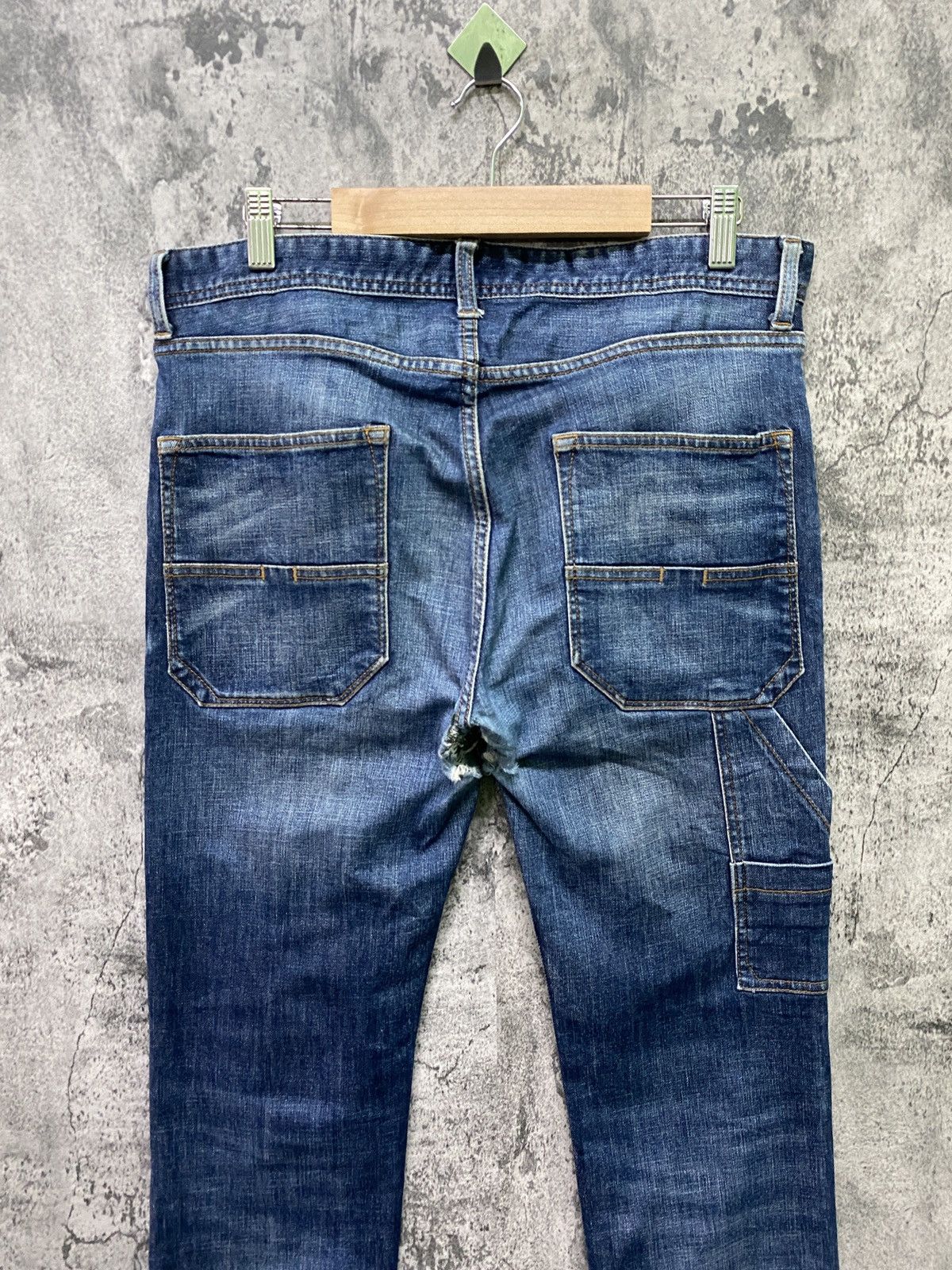 Avirex Type Blue Avirex Multi-pocket Bush Pants Distressed Denim Size US 33 - 9 Thumbnail