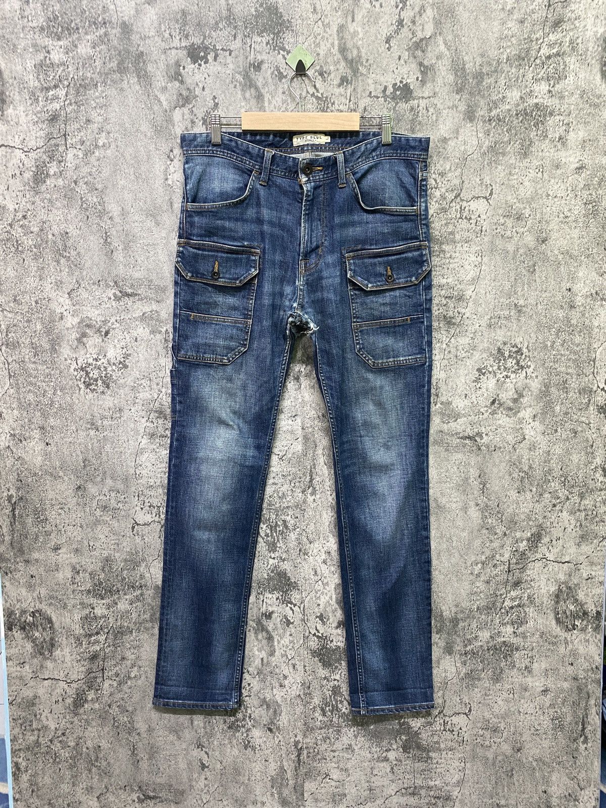 Avirex Type Blue Avirex Multi-pocket Bush Pants Distressed Denim Size US 33 - 1 Thumbnail