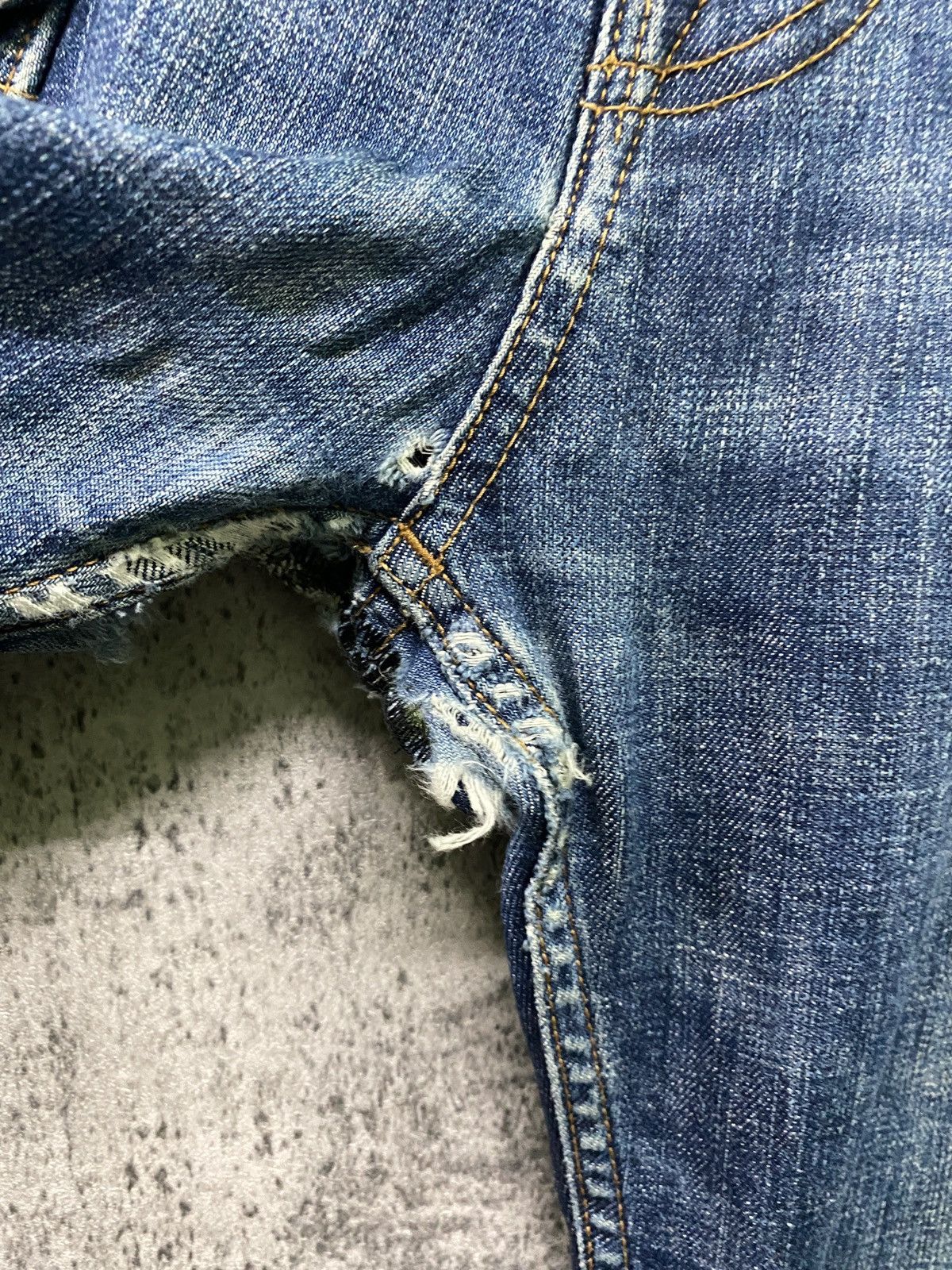 Avirex Type Blue Avirex Multi-pocket Bush Pants Distressed Denim Size US 33 - 18 Thumbnail