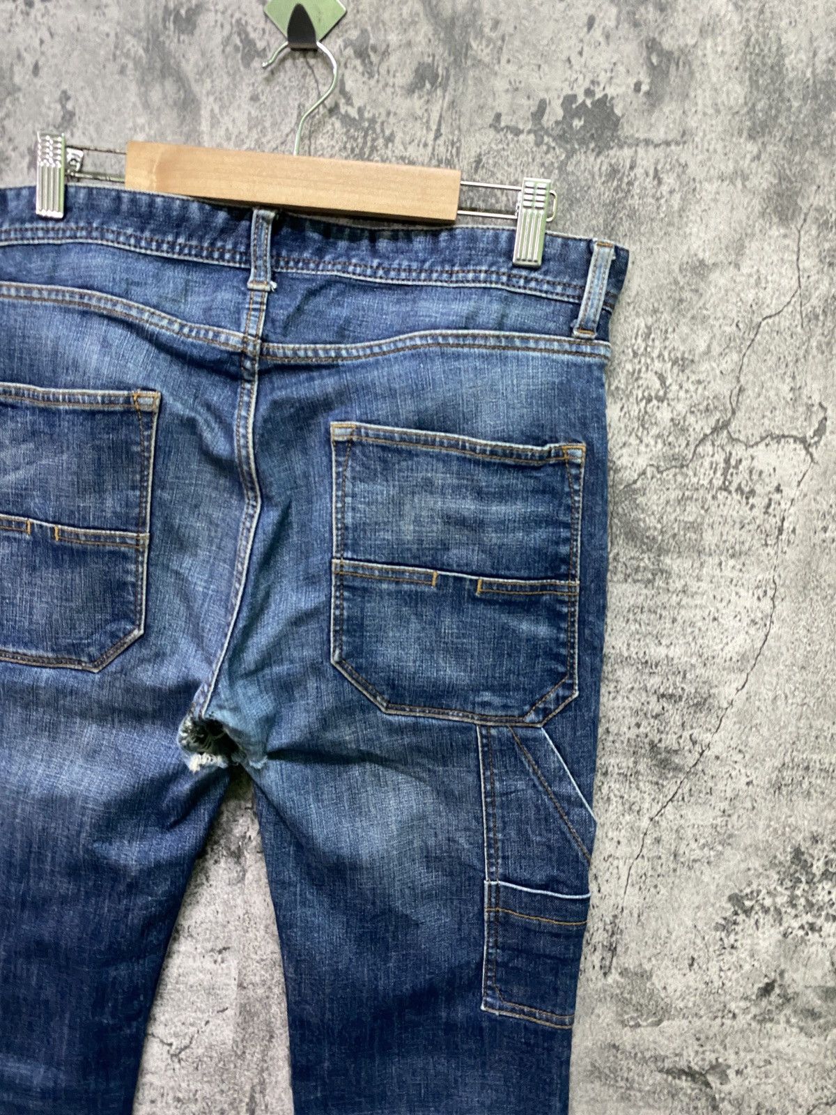 Avirex Type Blue Avirex Multi-pocket Bush Pants Distressed Denim Size US 33 - 11 Thumbnail