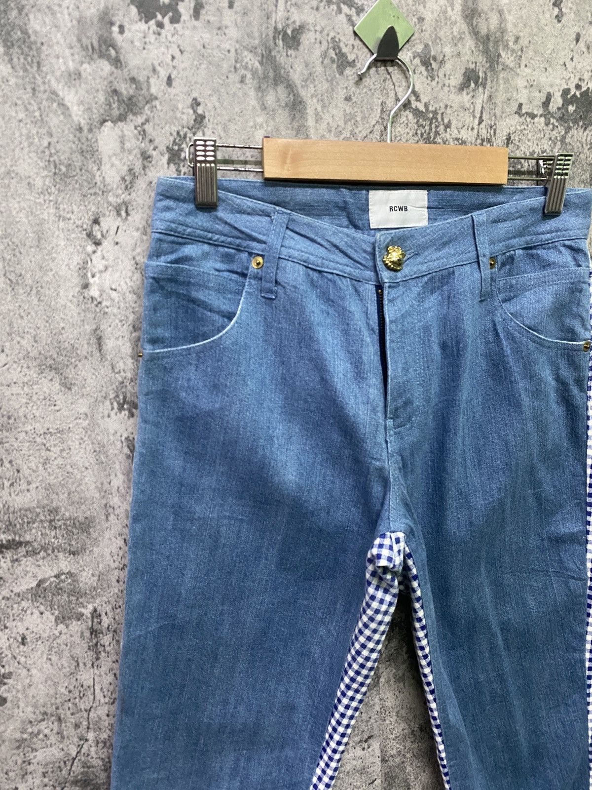 Designer × Japanese Brand Japanese Brand RCWB Hybrid Checked Design Pants Size US 28 / EU 44 - 4 Thumbnail