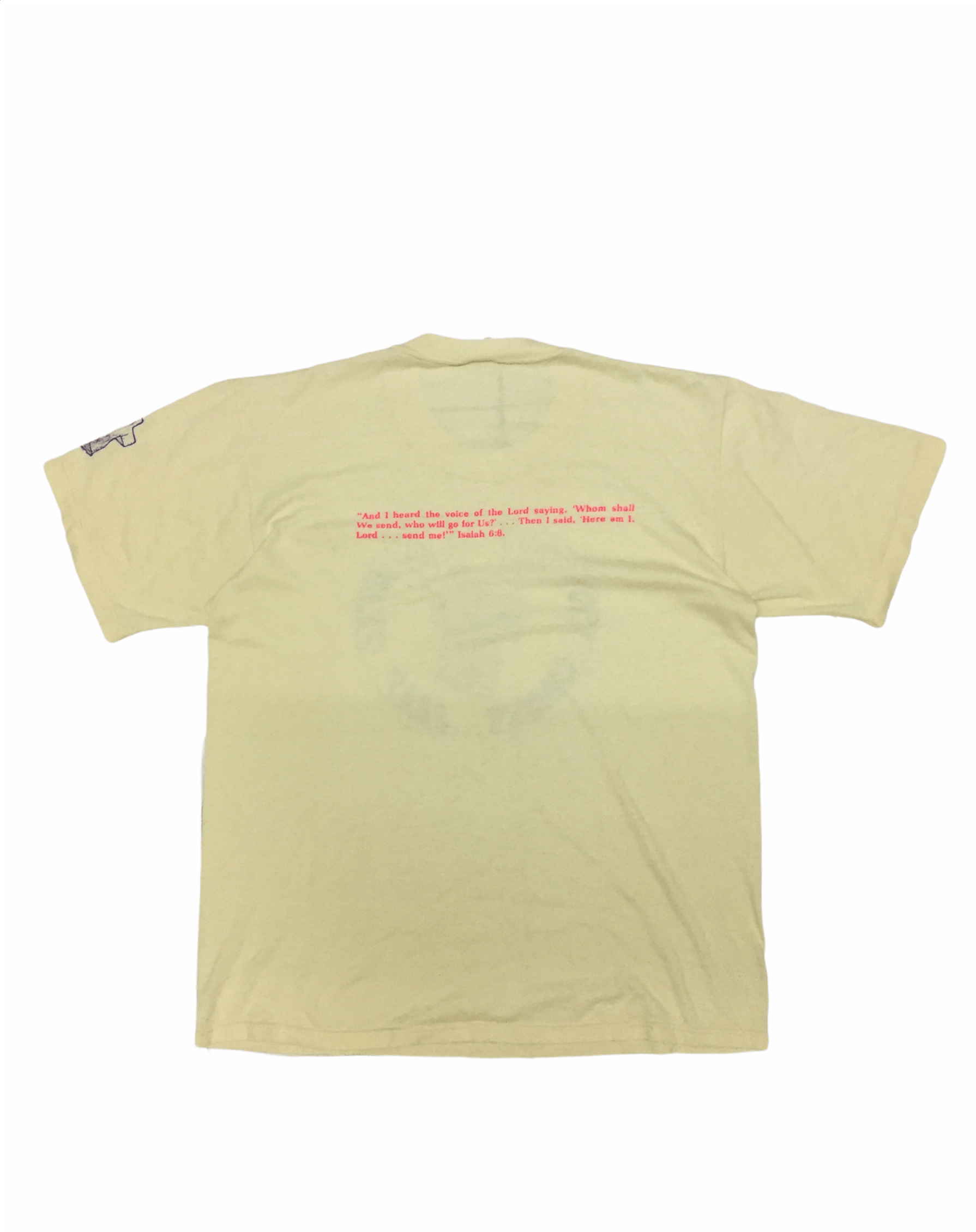 Jerzees × Vintage 80's 6:8 isaiah Jesus cross 50/50 poly cotton tee Size US M / EU 48-50 / 2 - 2 Thumbnail