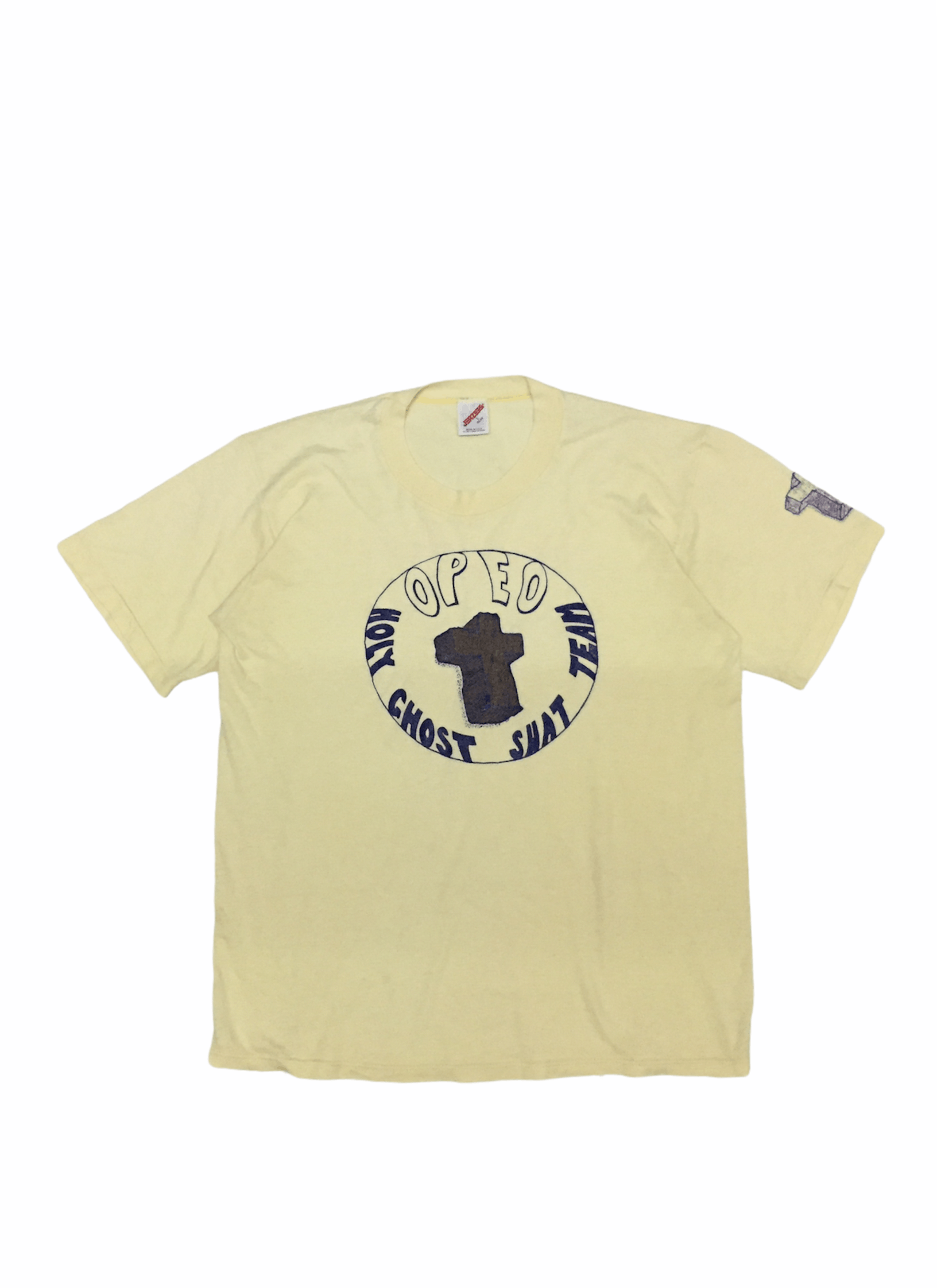 80's 6:8 isaiah Jesus cross 50/50 poly cotton tee