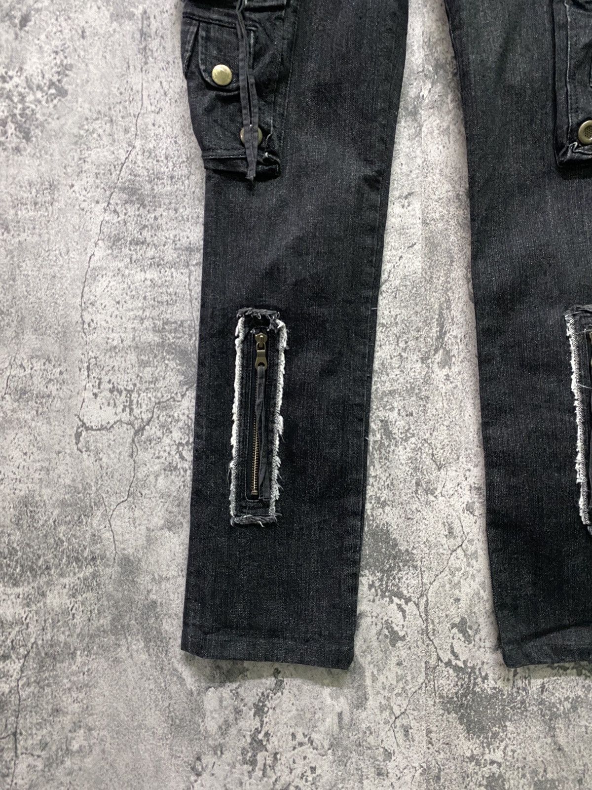 Designer × Japanese Brand × Seditionaries AULA AILA Bondage Multipocket Low Waist Zipper Denim Size US 28 / EU 44 - 6 Thumbnail