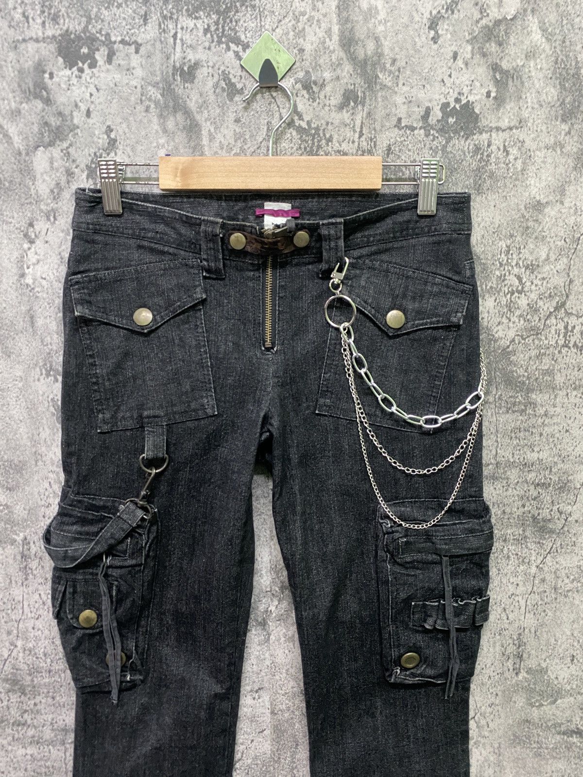 Designer × Japanese Brand × Seditionaries AULA AILA Bondage Multipocket Low Waist Zipper Denim Size US 28 / EU 44 - 3 Thumbnail