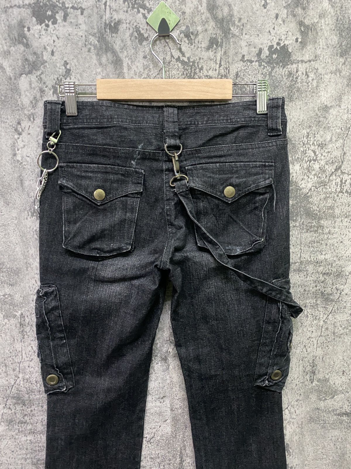 Designer × Japanese Brand × Seditionaries AULA AILA Bondage Multipocket Low Waist Zipper Denim Size US 28 / EU 44 - 10 Thumbnail